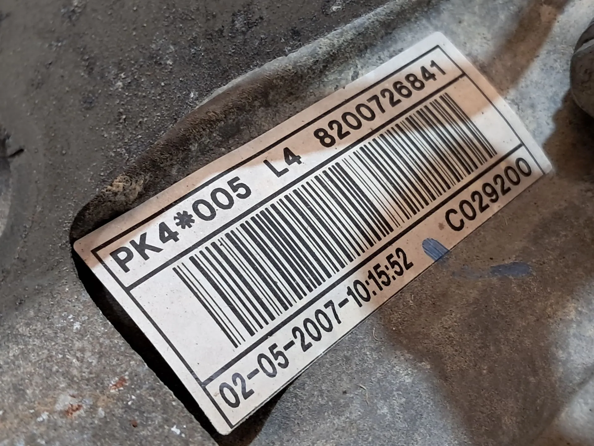 Caixa de velocidades manual RENAULT Espace IV (JK0/1_) Imagem-12