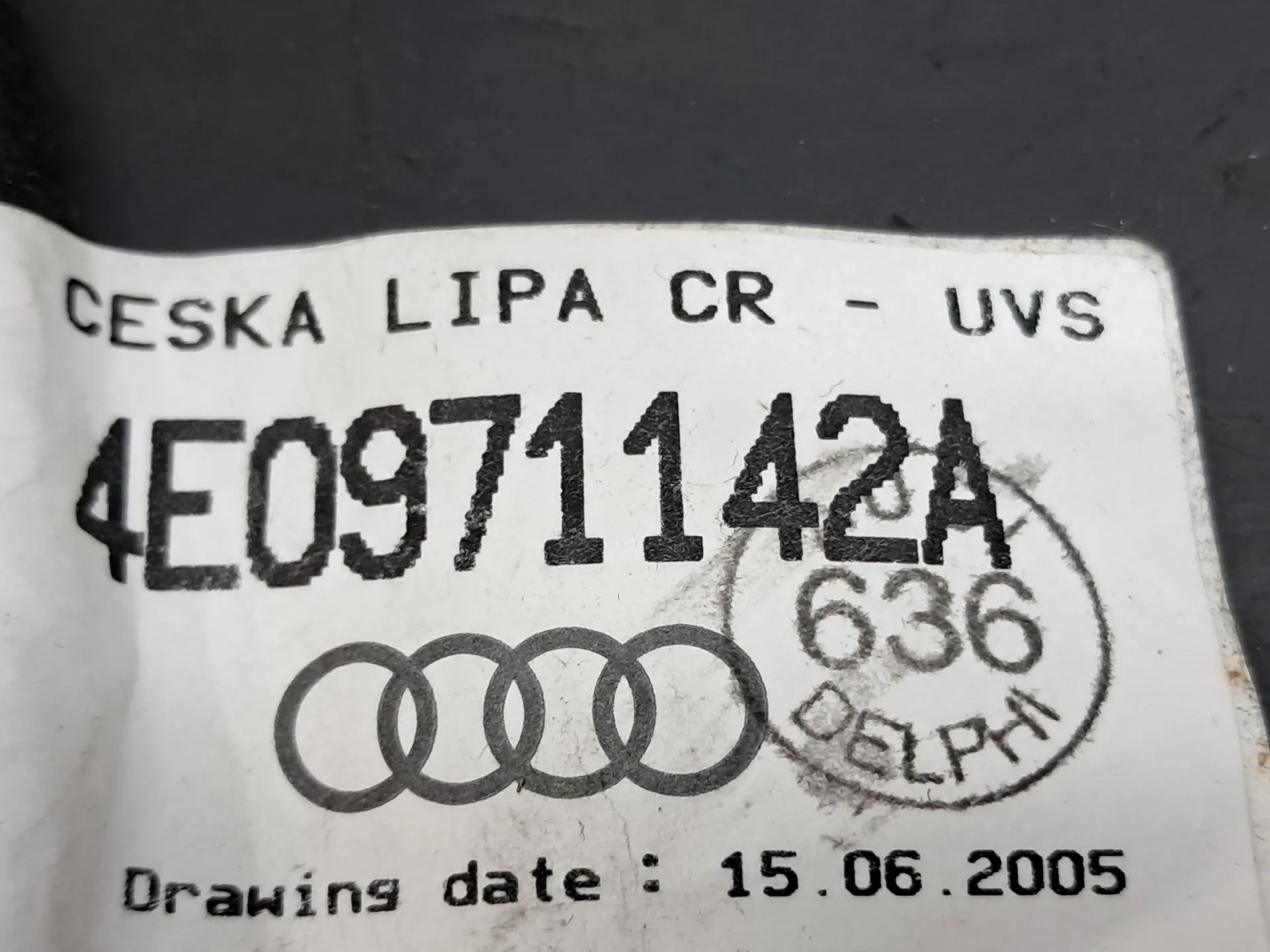 Installation électrique intérieure / câblage intérieur AUDI A8 (4E_) Imagem-4