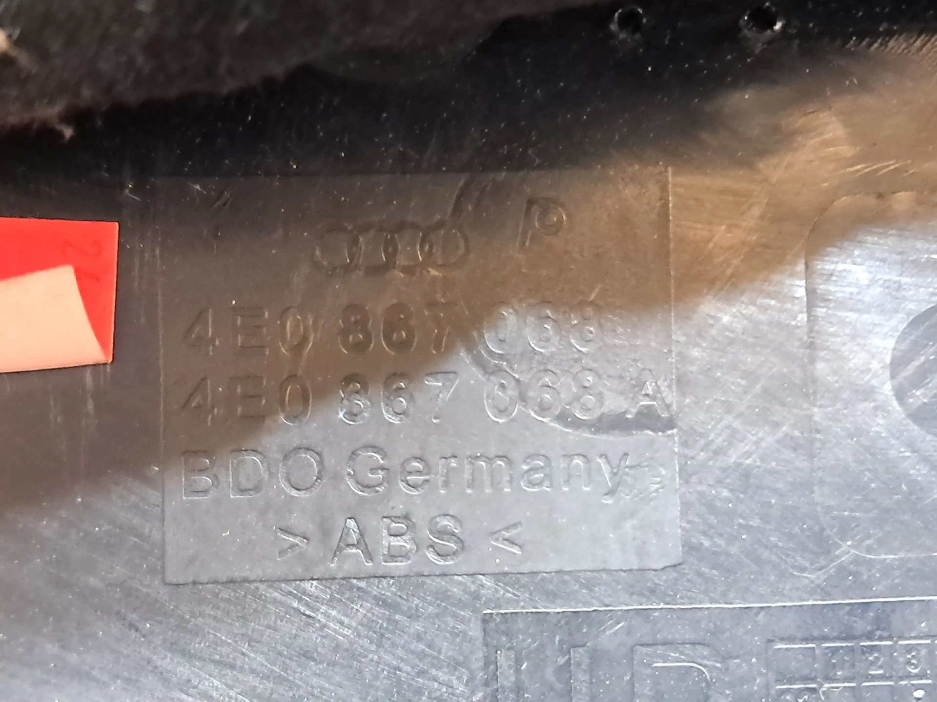 Panel puerta trasero derecho AUDI A8 (4E_) Imagem-21