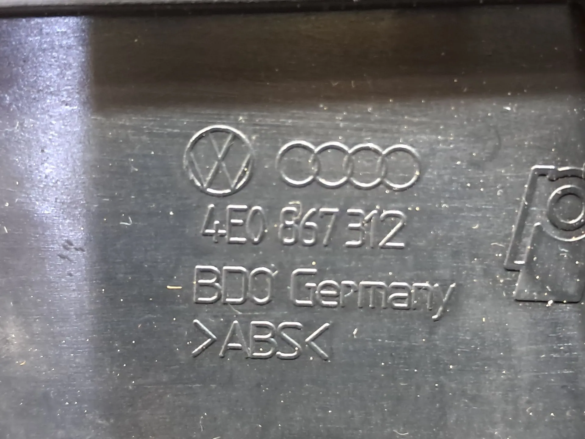 Panel puerta trasero derecho AUDI A8 (4E_) Imagem-20