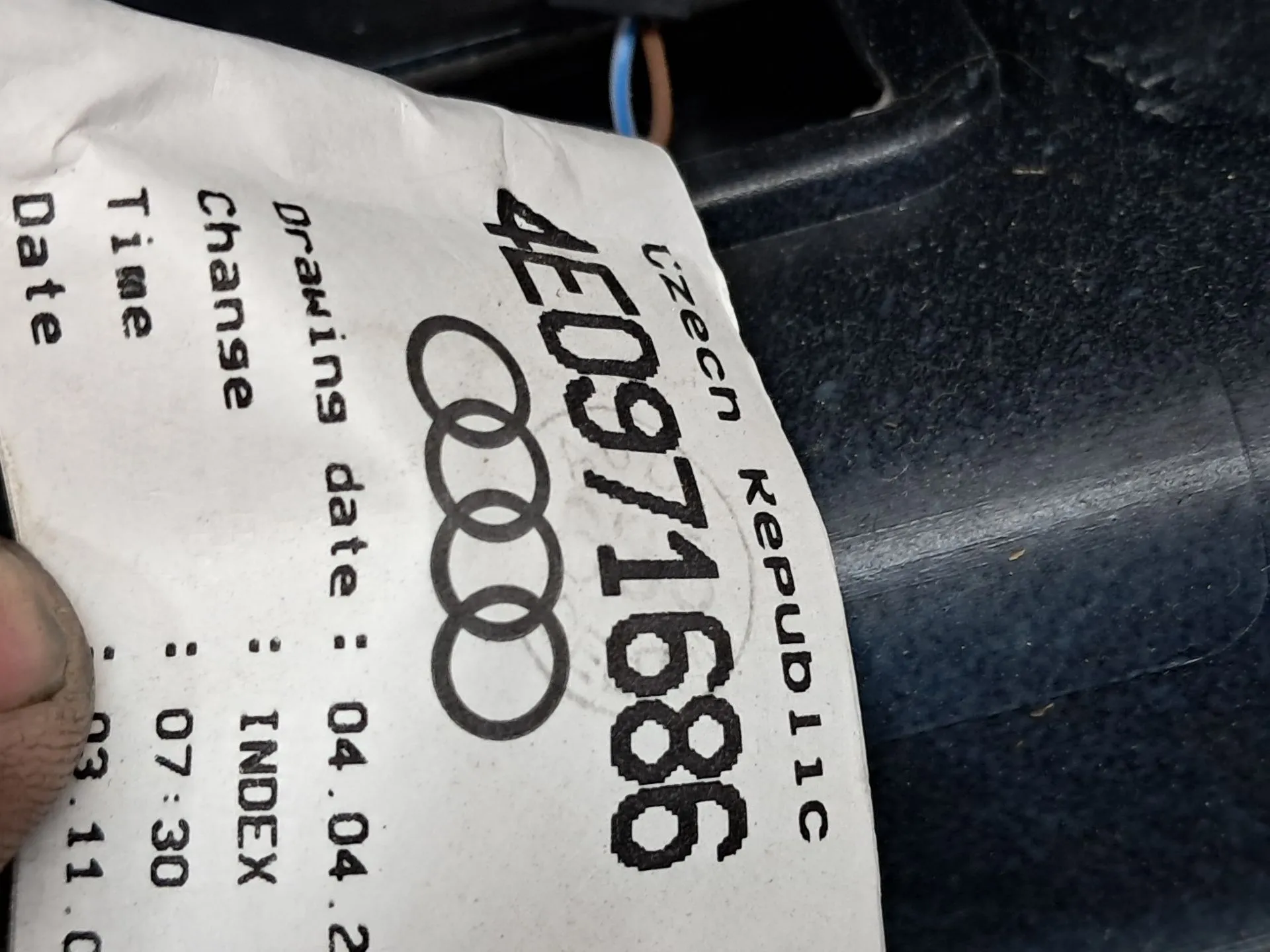 Panel puerta trasero derecho AUDI A8 (4E_) Imagem-22