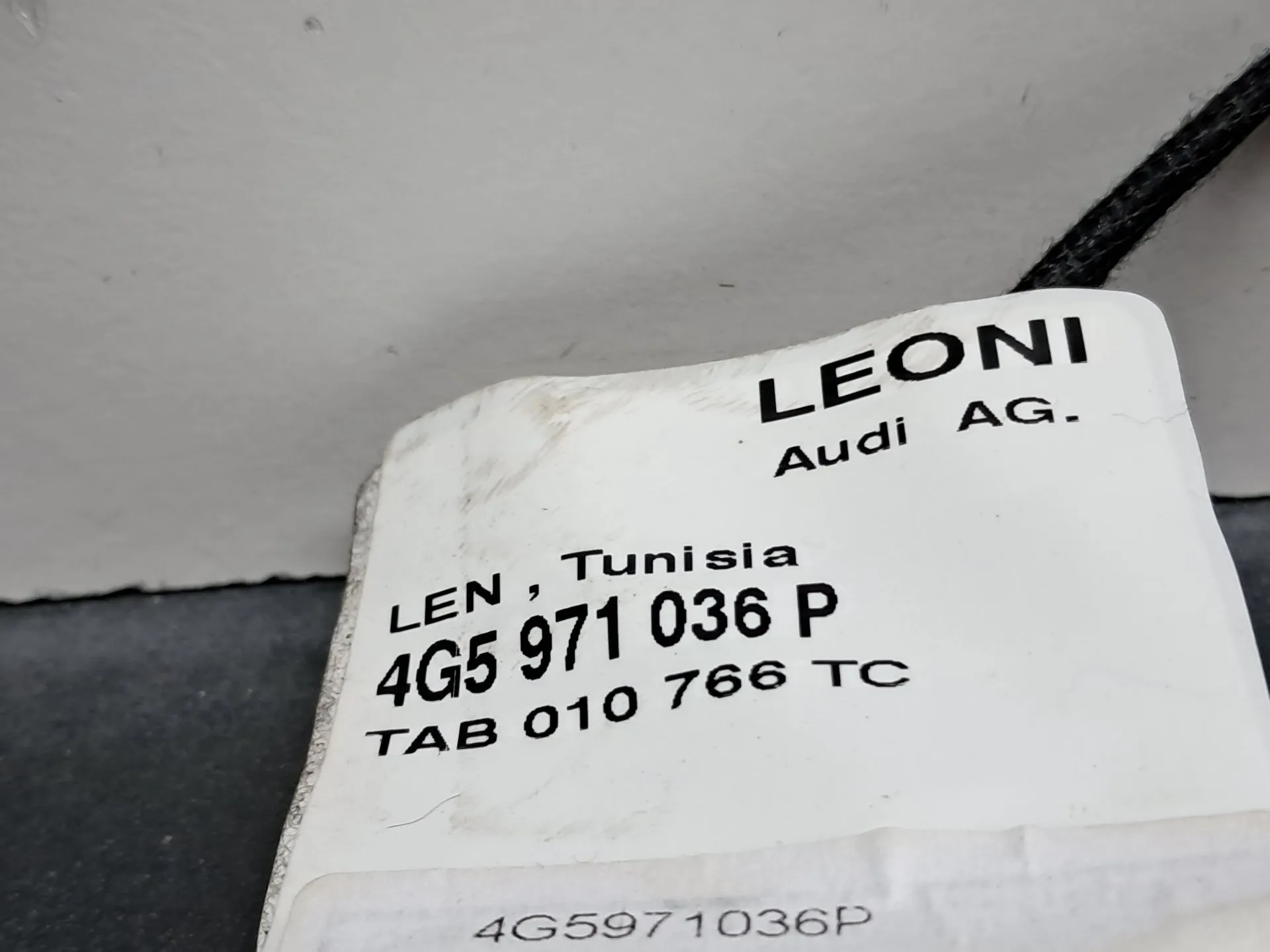 Instalación eléctrica interior / cableado interior AUDI A6 Avant (4G5, 4GD, C7) Imagem-8