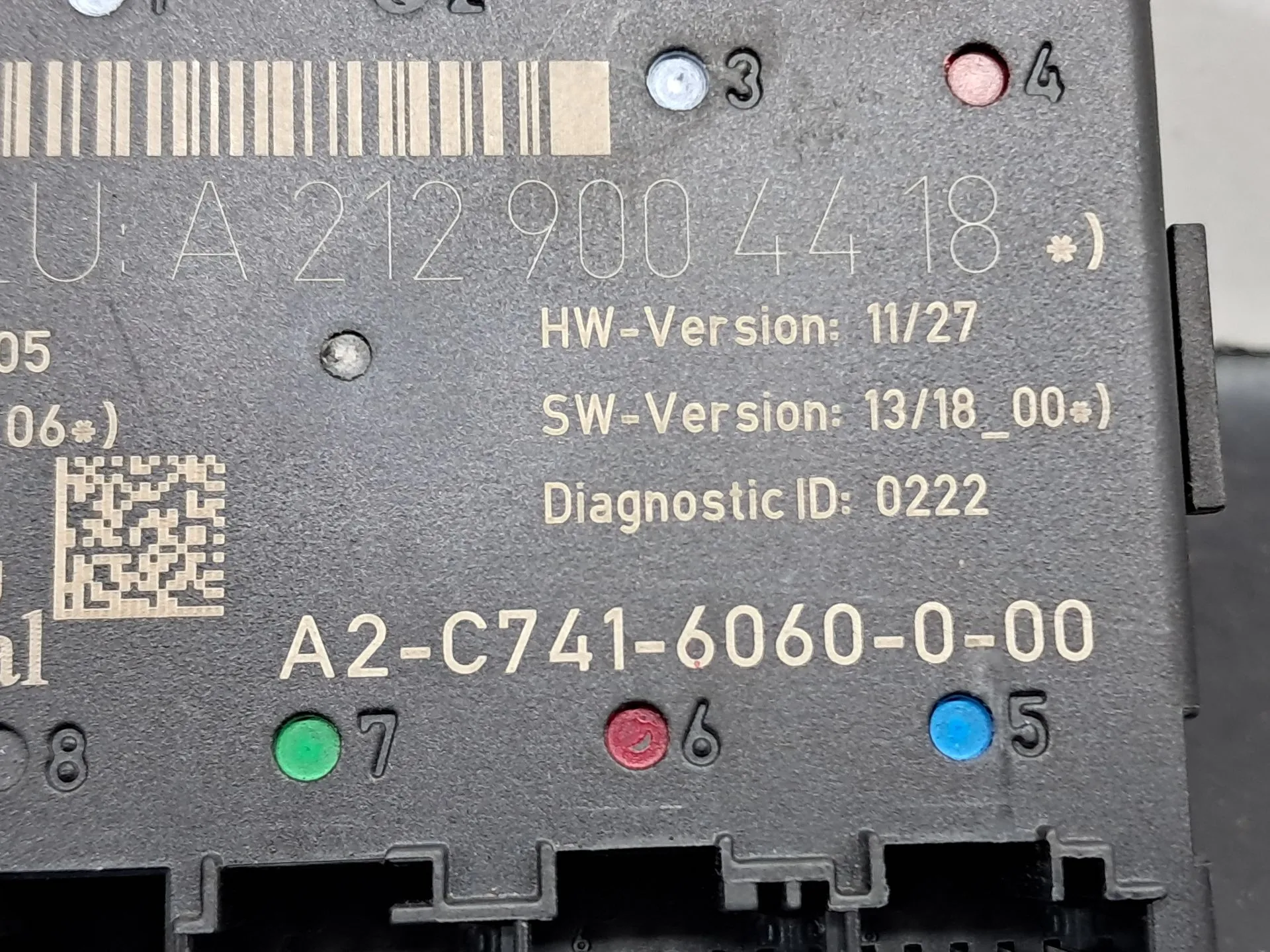 Module porte avant gauche MERCEDES-BENZ Classe E Coupé (C207) Imagem-5