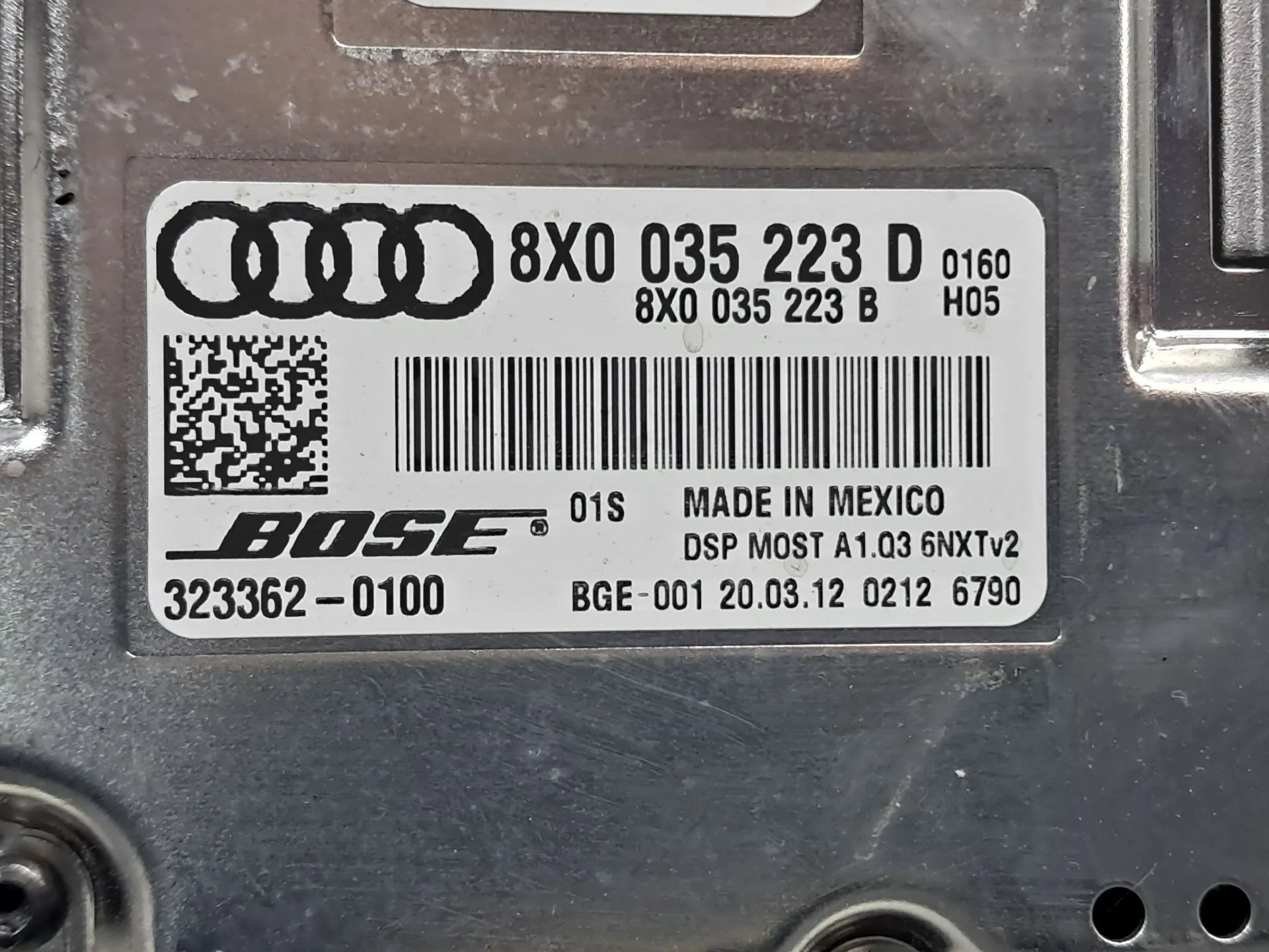 Amplificador de Altavoz AUDI A1 Sportback (8XA, 8XF) Imagem-2