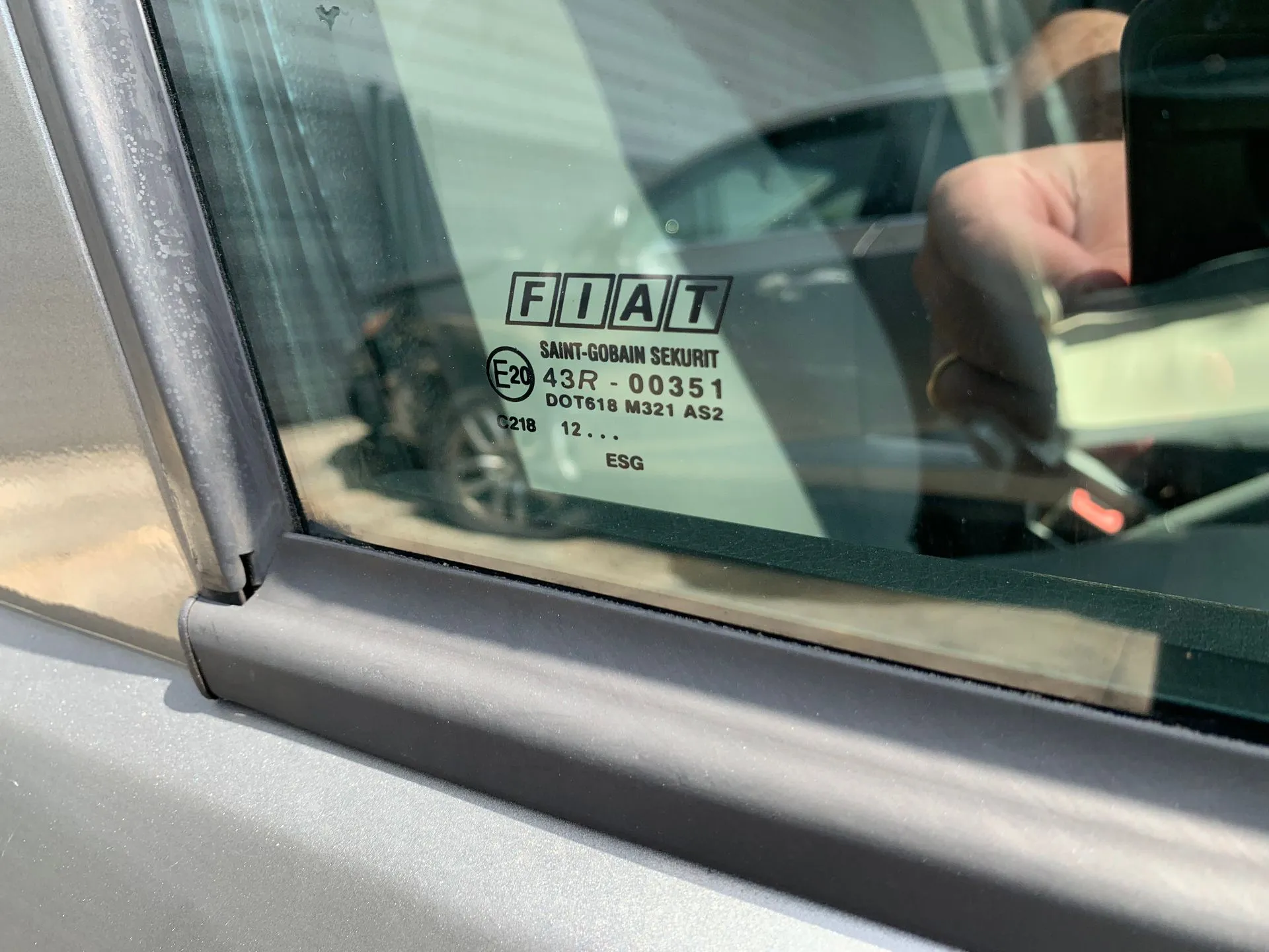 Vitre porte avant Droite FIAT Panda (169_) Imagem-2