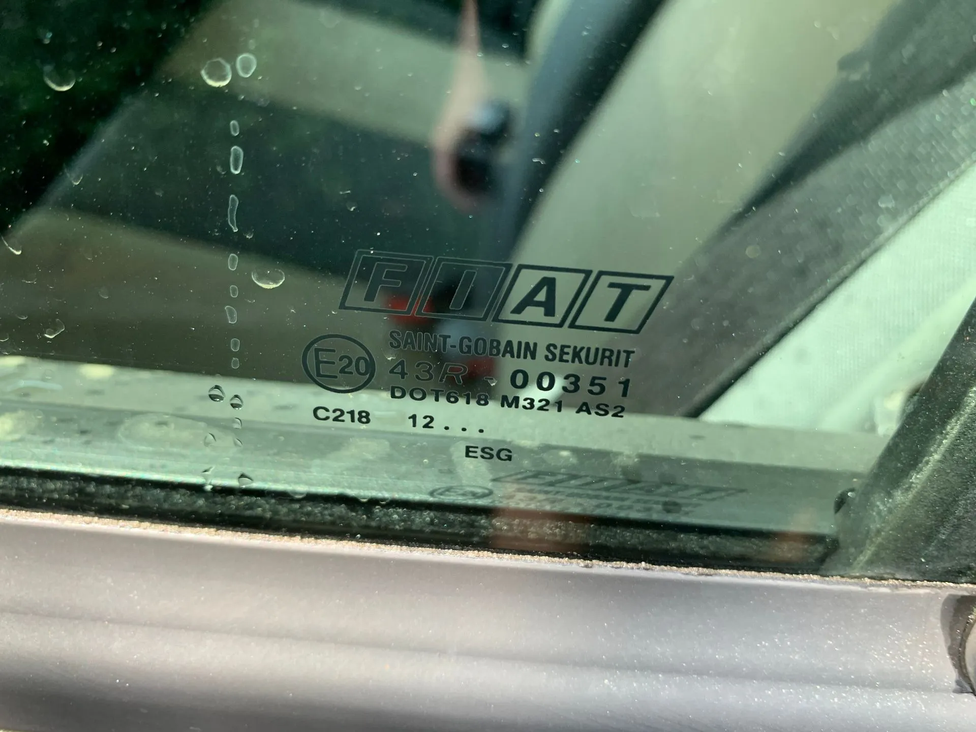 Vitre porte arrière gauche FIAT Panda (169_) Imagem-2