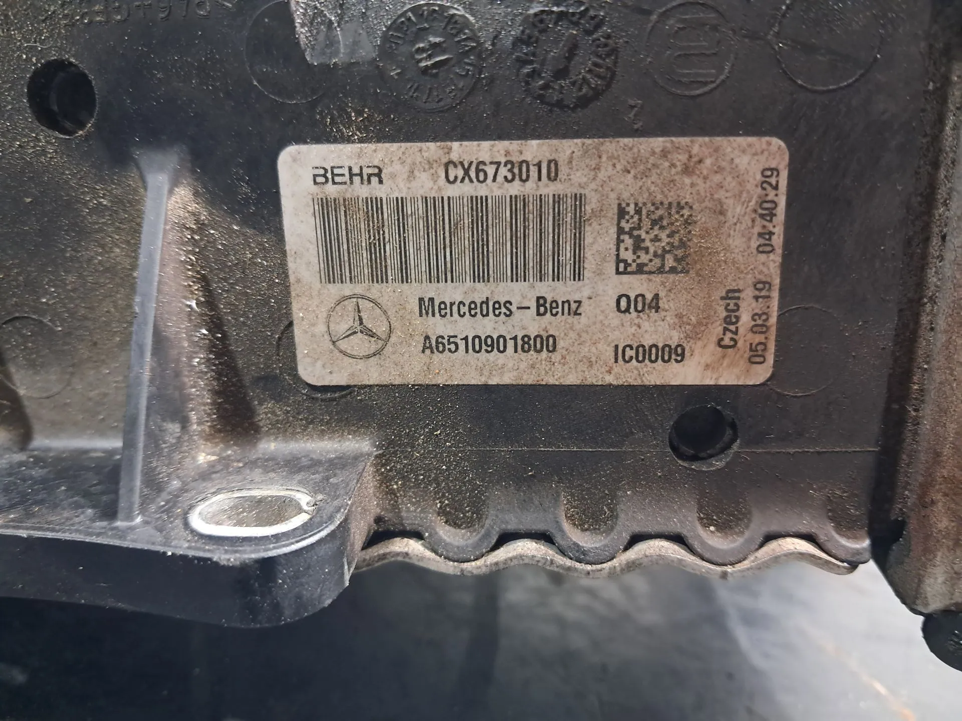 Radiador do intercooler MERCEDES-BENZ GLC (X253) Imagem-3