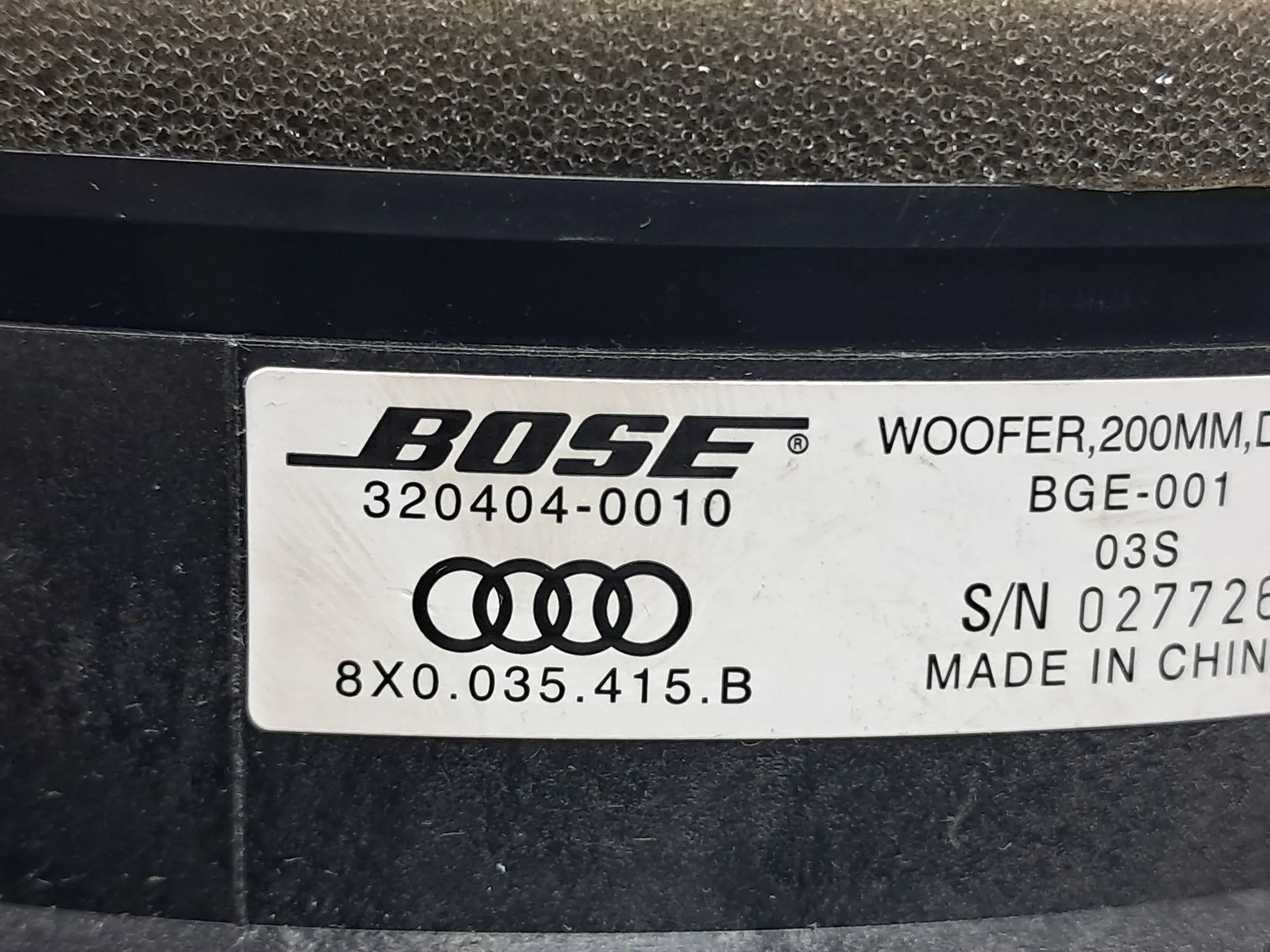 Colonne de son AUDI A1 Sportback (8XA, 8XF) Imagem-4