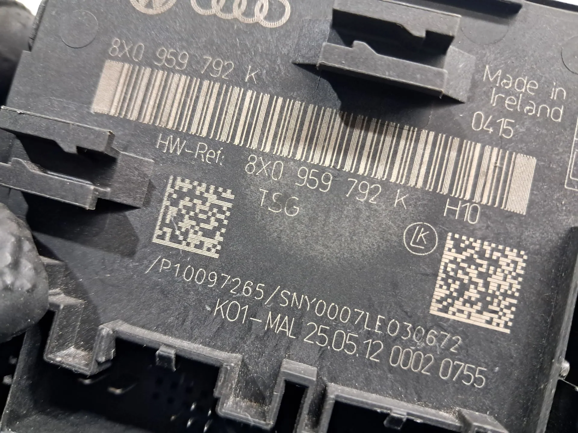 Module porte avant Droite AUDI A1 Sportback (8XA, 8XF) Imagem-1