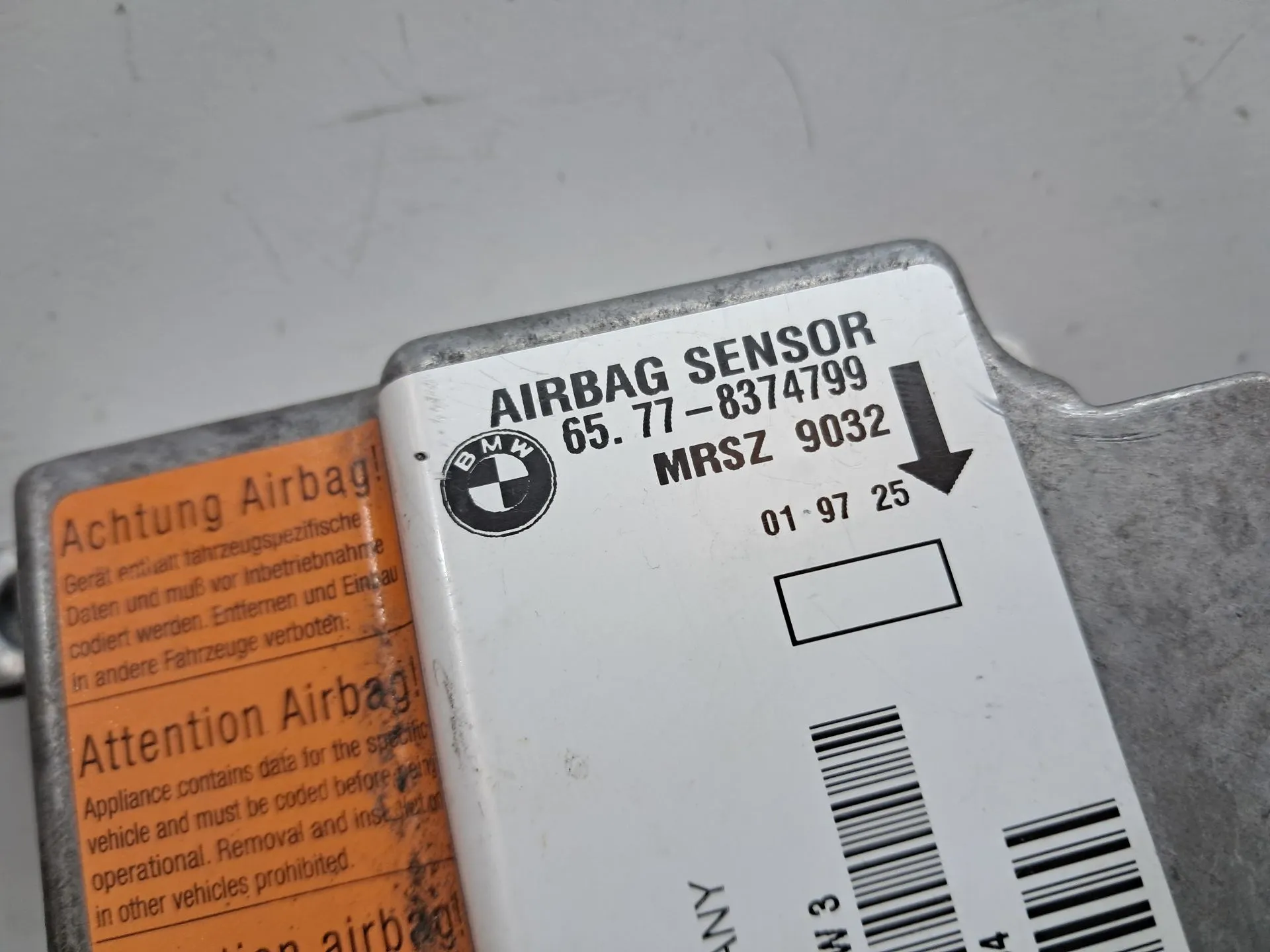 Calculateur  airbag BMW 5 Touring (E39) Imagem-1