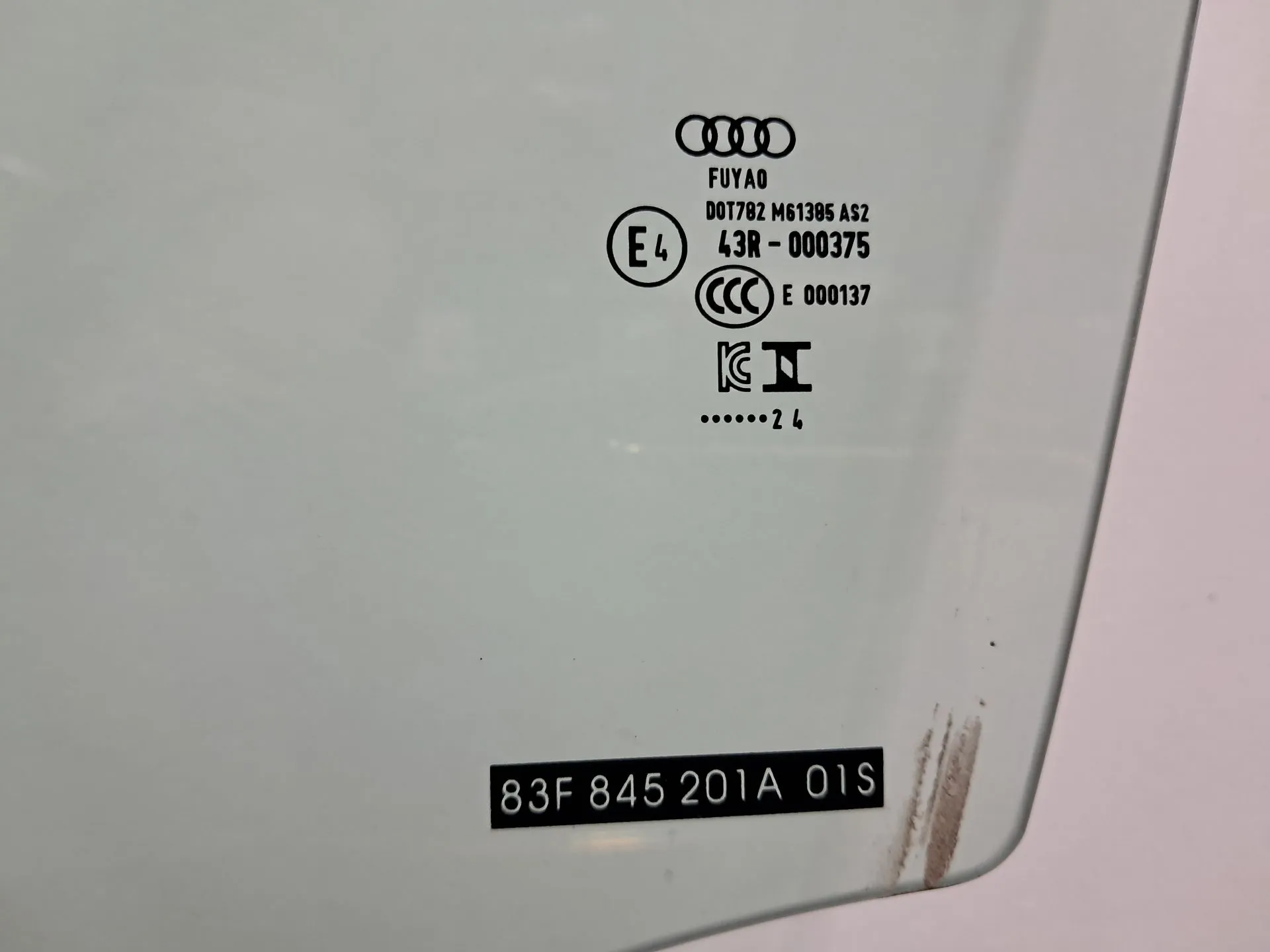 Left front door glass AUDI Q3 Sportback (F3N) Imagem-7