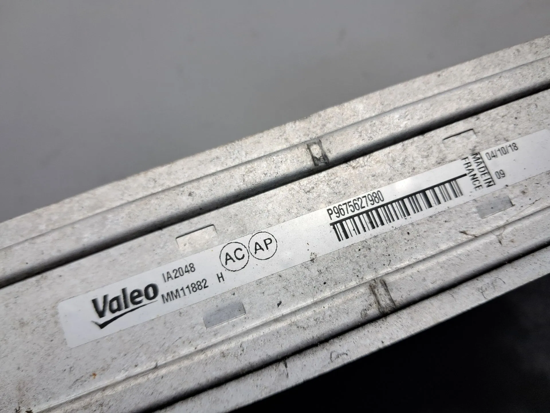 Radiador do intercooler DS DS7 Crossback (J_) Imagem-4