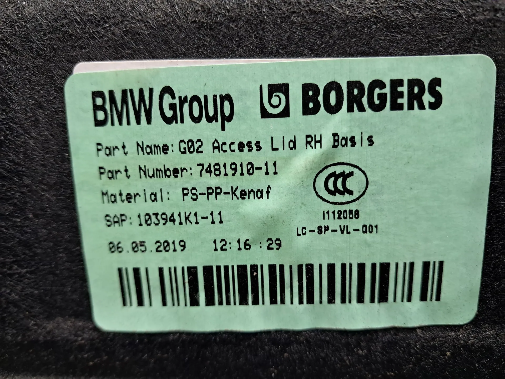 Couvercle / couverture générale BMW X4 (G02, F98) Imagem-3