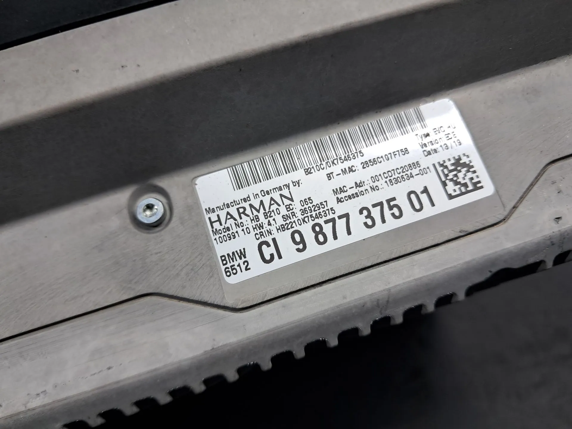 Rádio / auto-rádio BMW X4 (G02, F98) Imagem-2