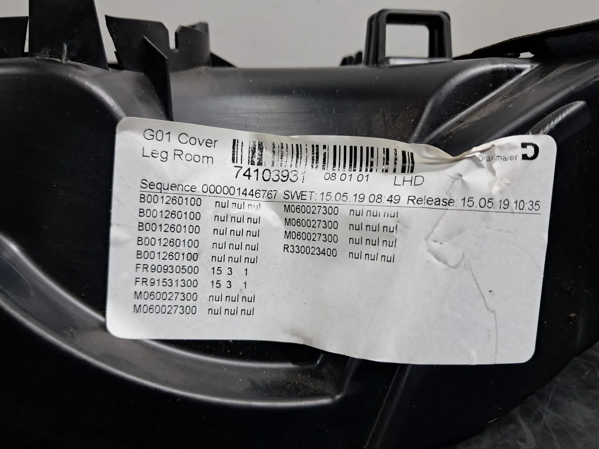 Couvercle / couverture générale BMW X4 (G02, F98) Imagem-4