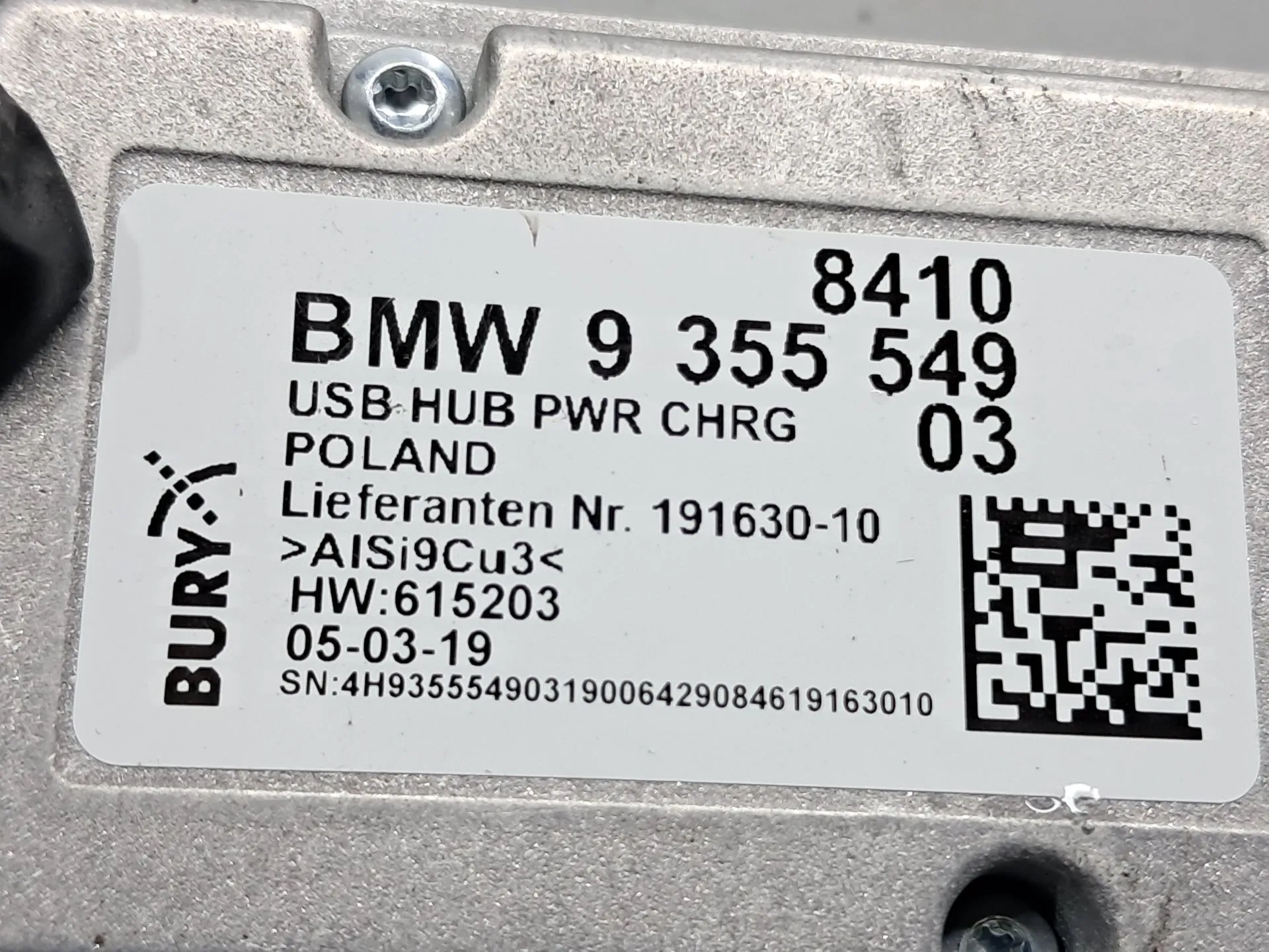 Module USB / AUX / iPod BMW X4 (G02, F98) Imagem-1