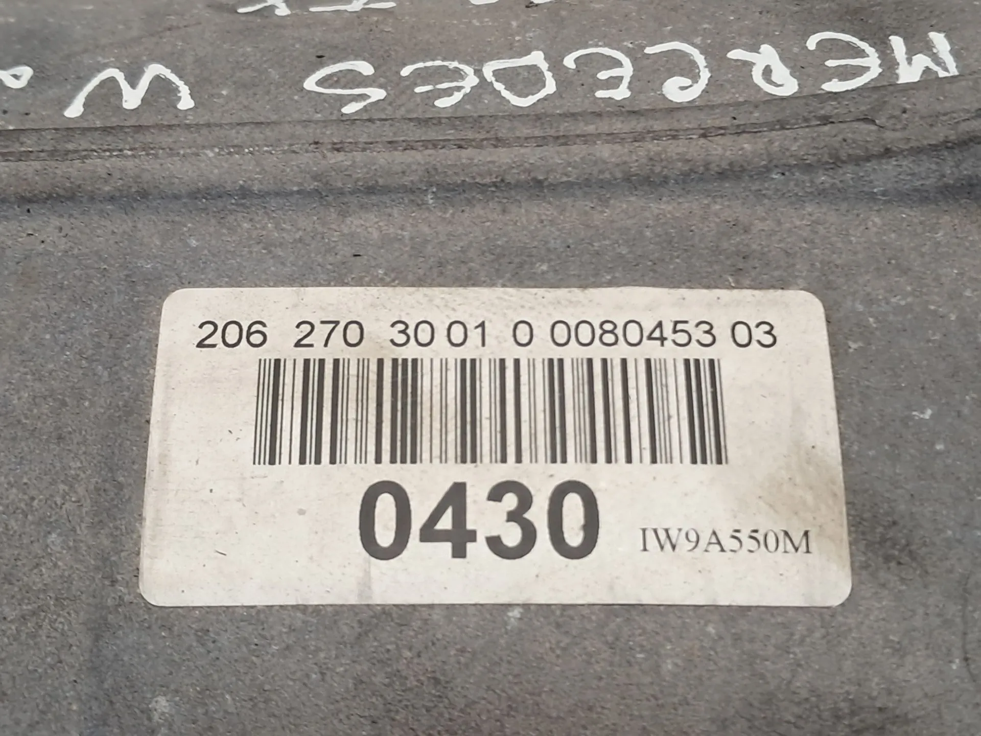 Caixa de velocidades automática MERCEDES-BENZ Classe C (W206) Imagem-13