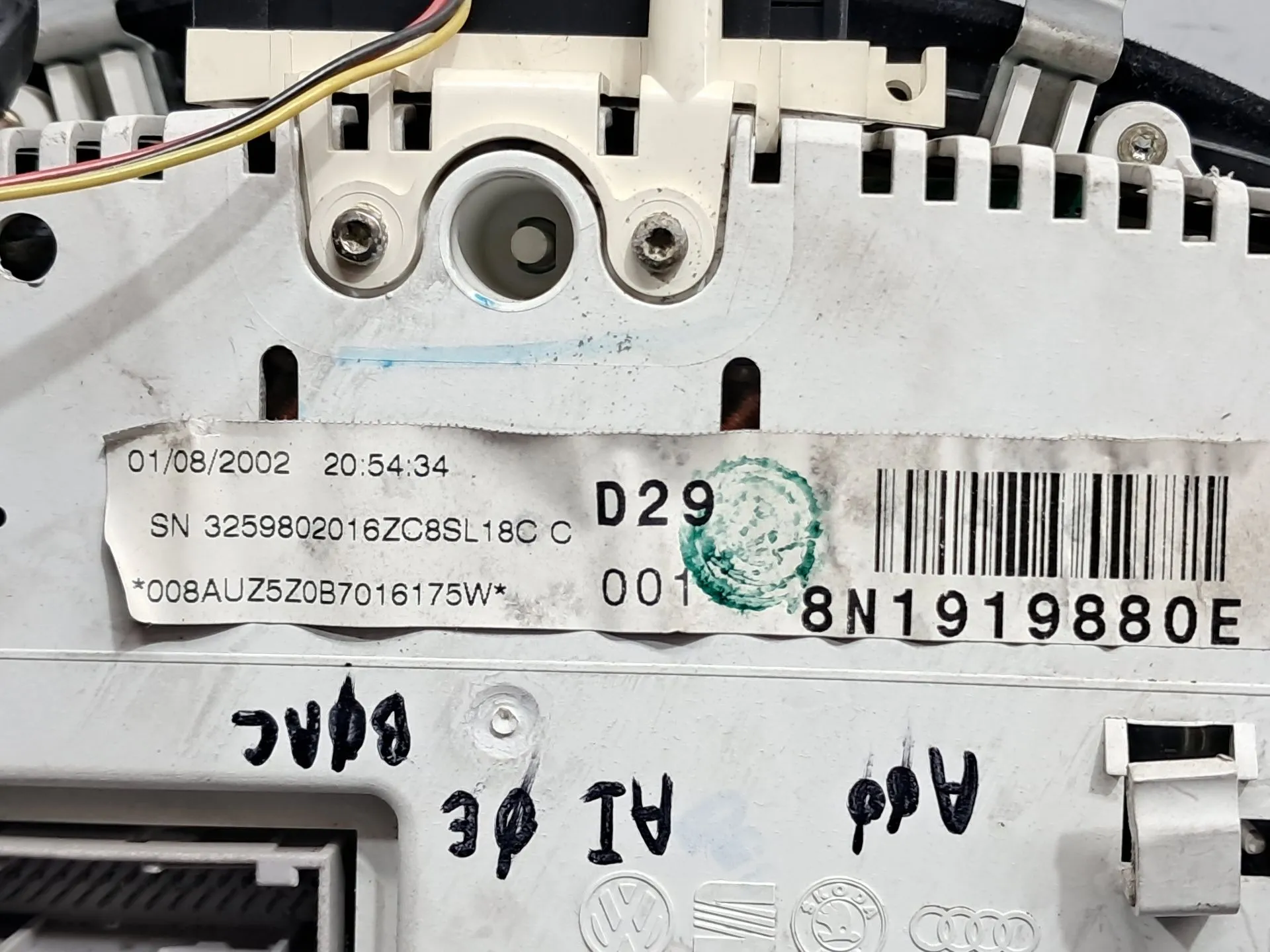 Quadrante / Cuadro de instrumentos AUDI TT Roadster (8N9) Imagem-10