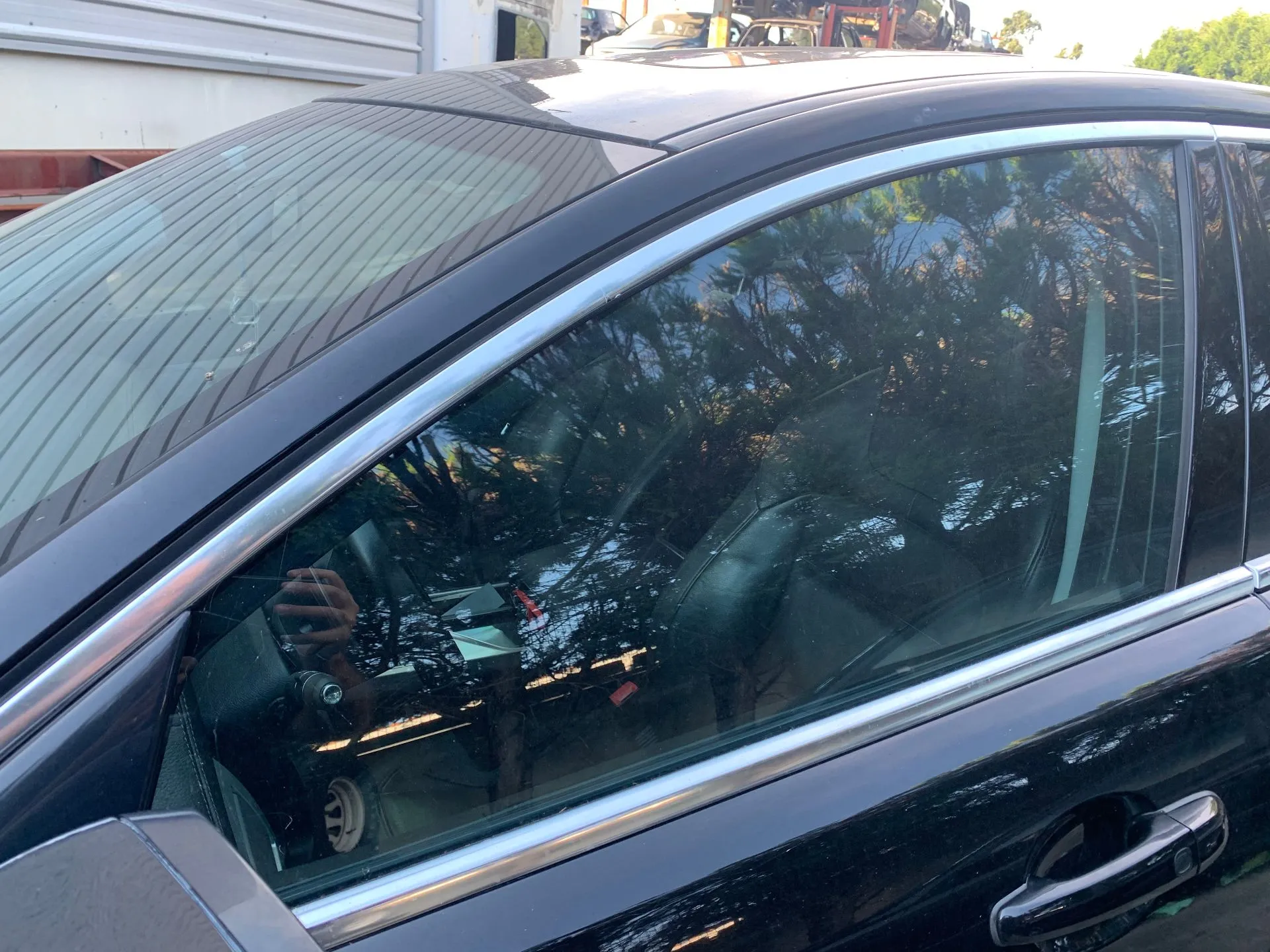 Left front door glass JAGUAR XF (X250) Imagem-1