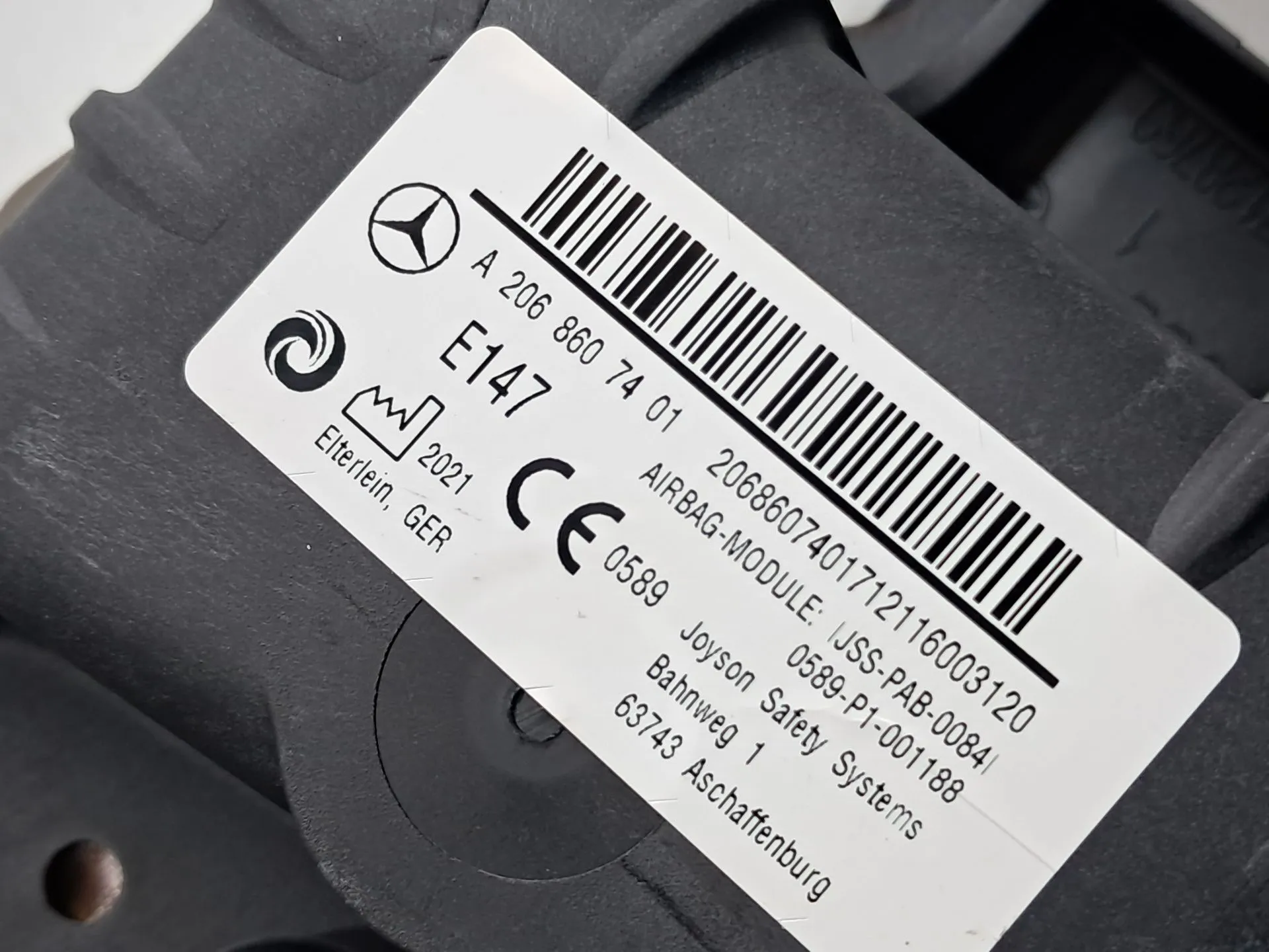 Airbag passageiro MERCEDES-BENZ Classe C (W206) Imagem-4