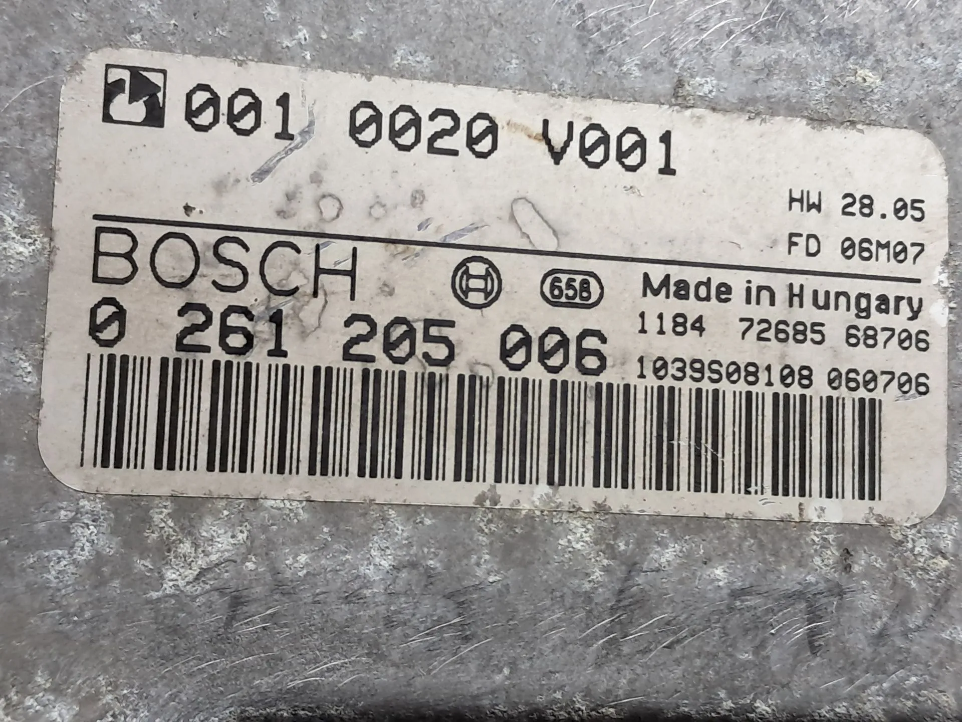 Calculateur /  Unité de contrôle moteur SMART Cabrio (450) Imagem-1
