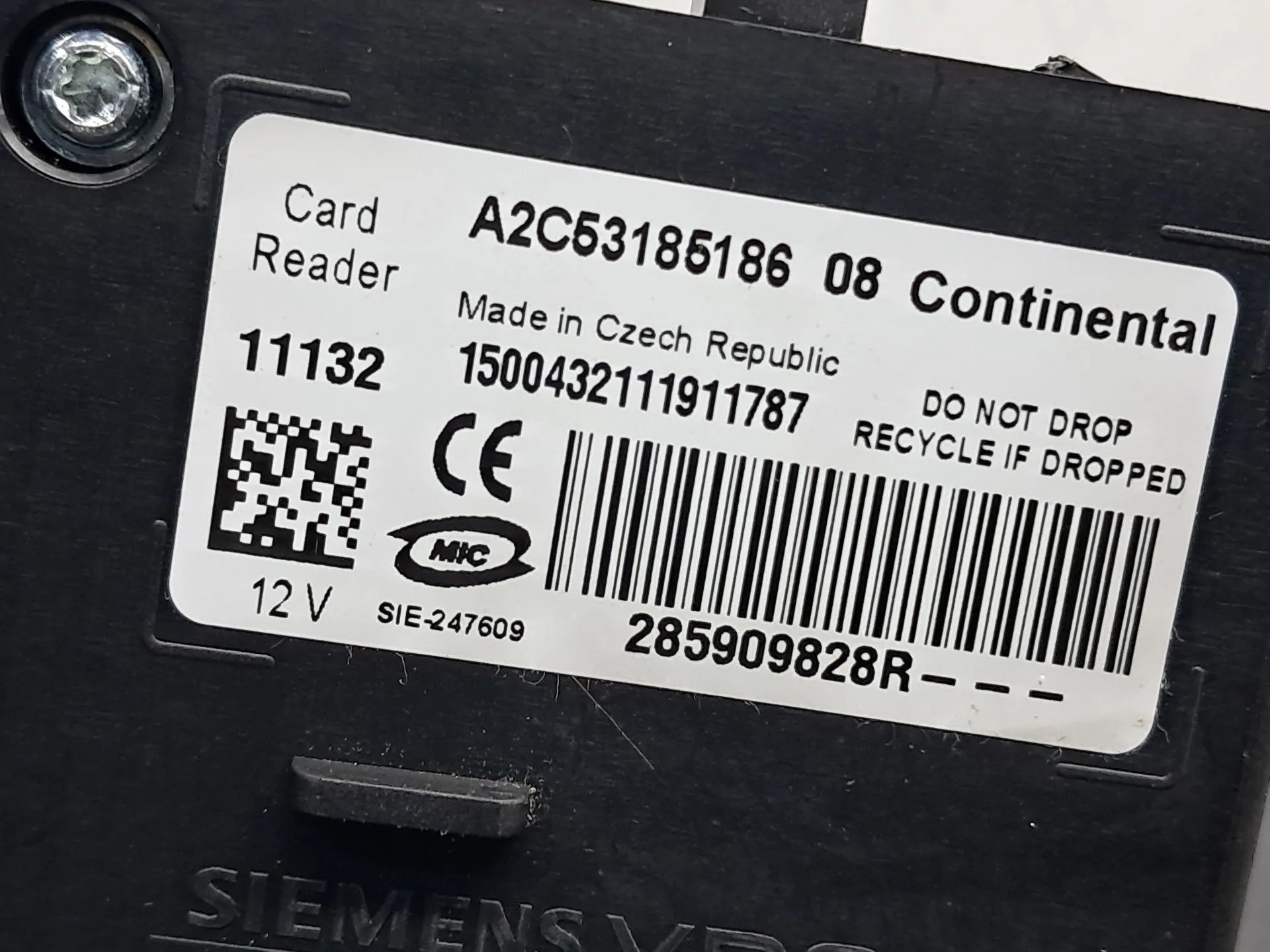 Leitor de chave de ignição RENAULT Laguna III (BT0/1) Imagem-5