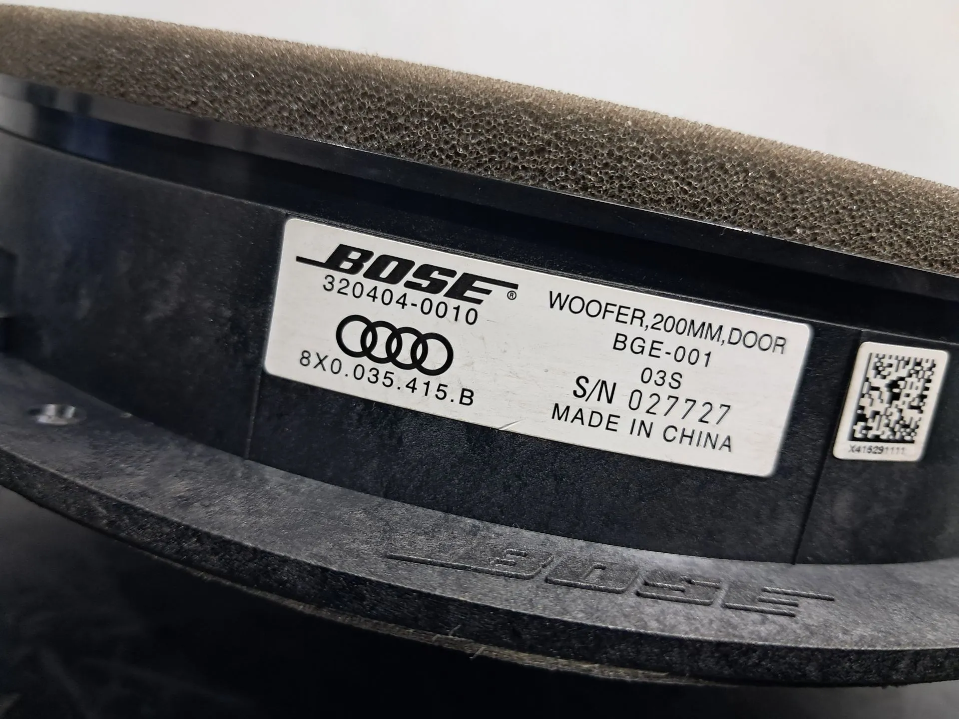 Columna de sonido AUDI A1 Sportback (8XA, 8XF) Imagem-2