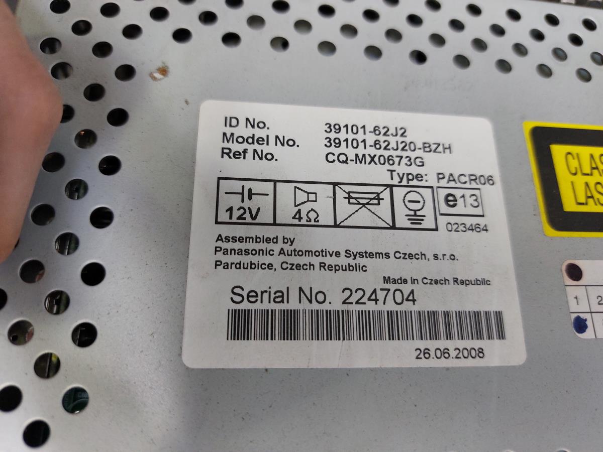 Radio / autorradio SUZUKI Swift III (MZ, EZ) Imagem-5