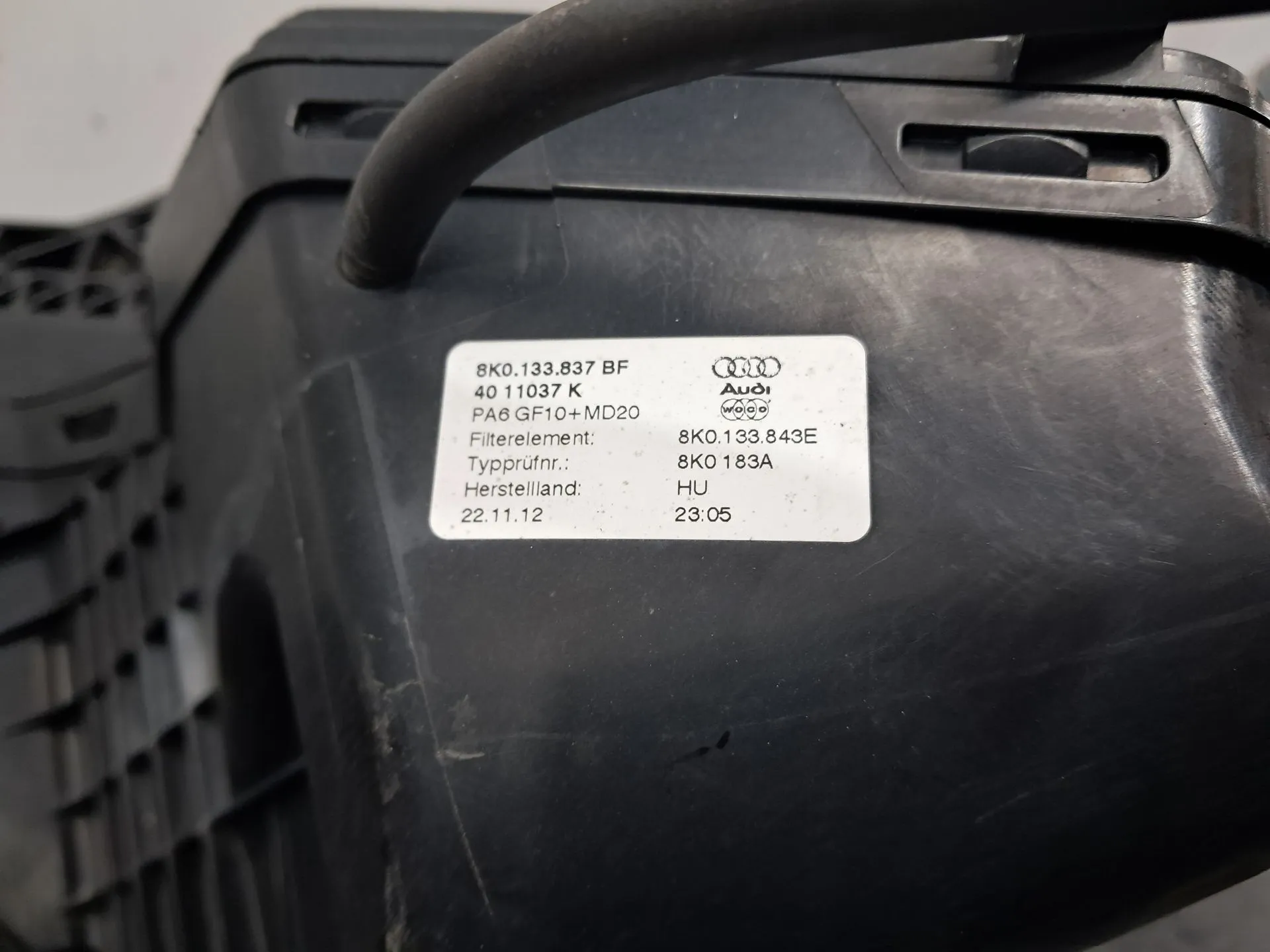 Air filter box AUDI A4 Avant (8K5, B8) Imagem-3