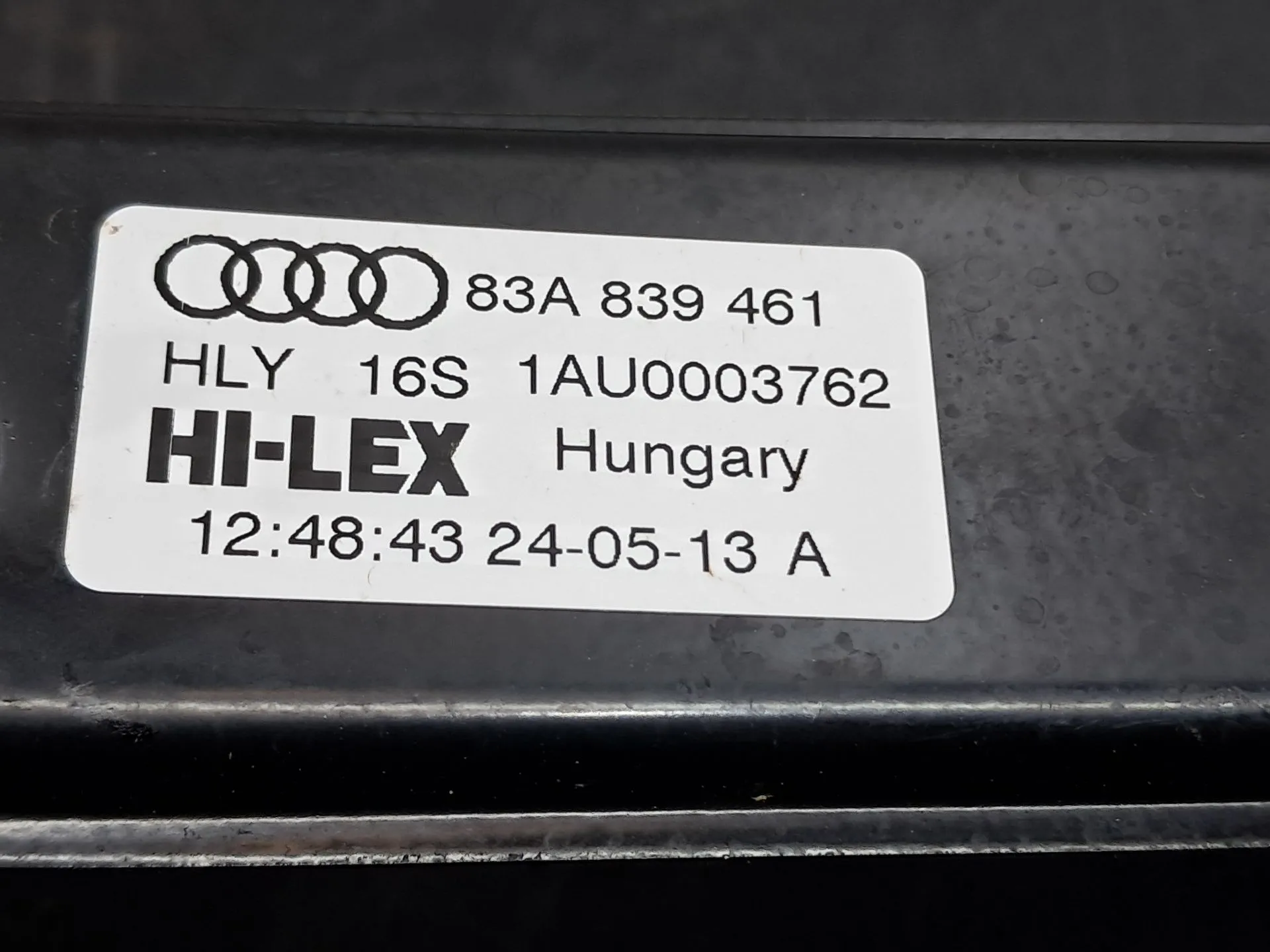 Elevalunas trasero izquierdo AUDI Q3 Sportback (F3N) Imagem-12