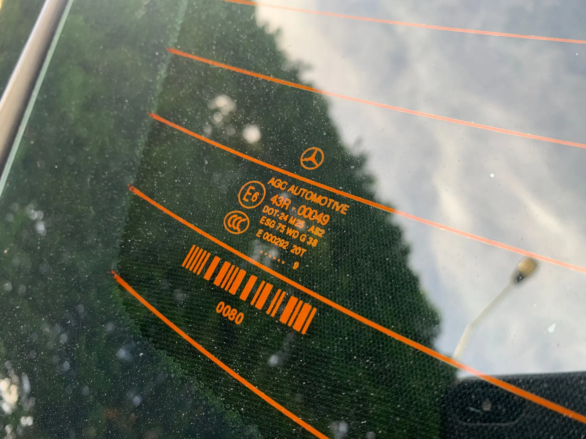 Vitre arrière MERCEDES-BENZ Classe E Coupé (C207) Imagem-2