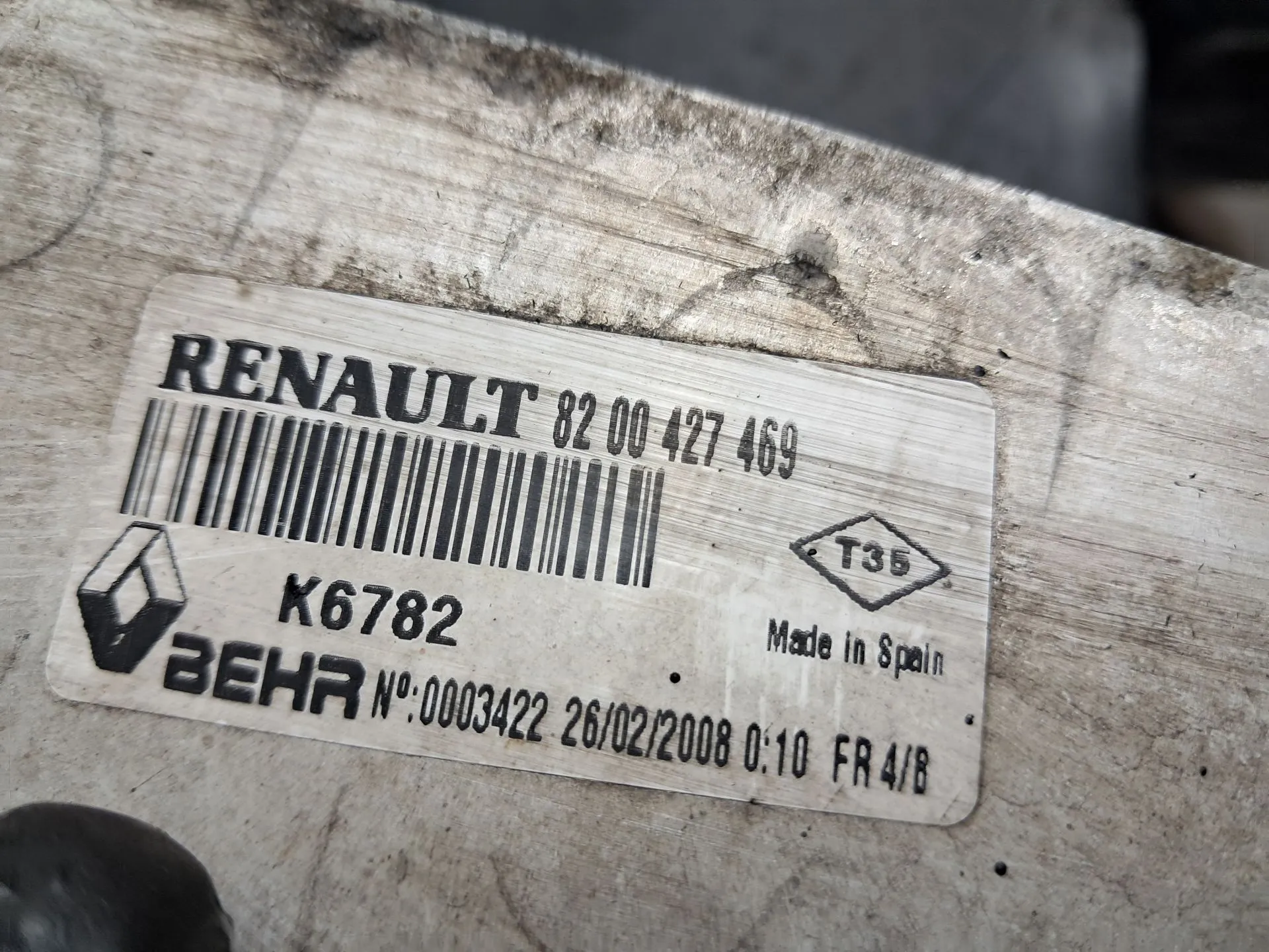 Radiador do intercooler RENAULT Kangoo Express (FW0/1_) Imagem-6