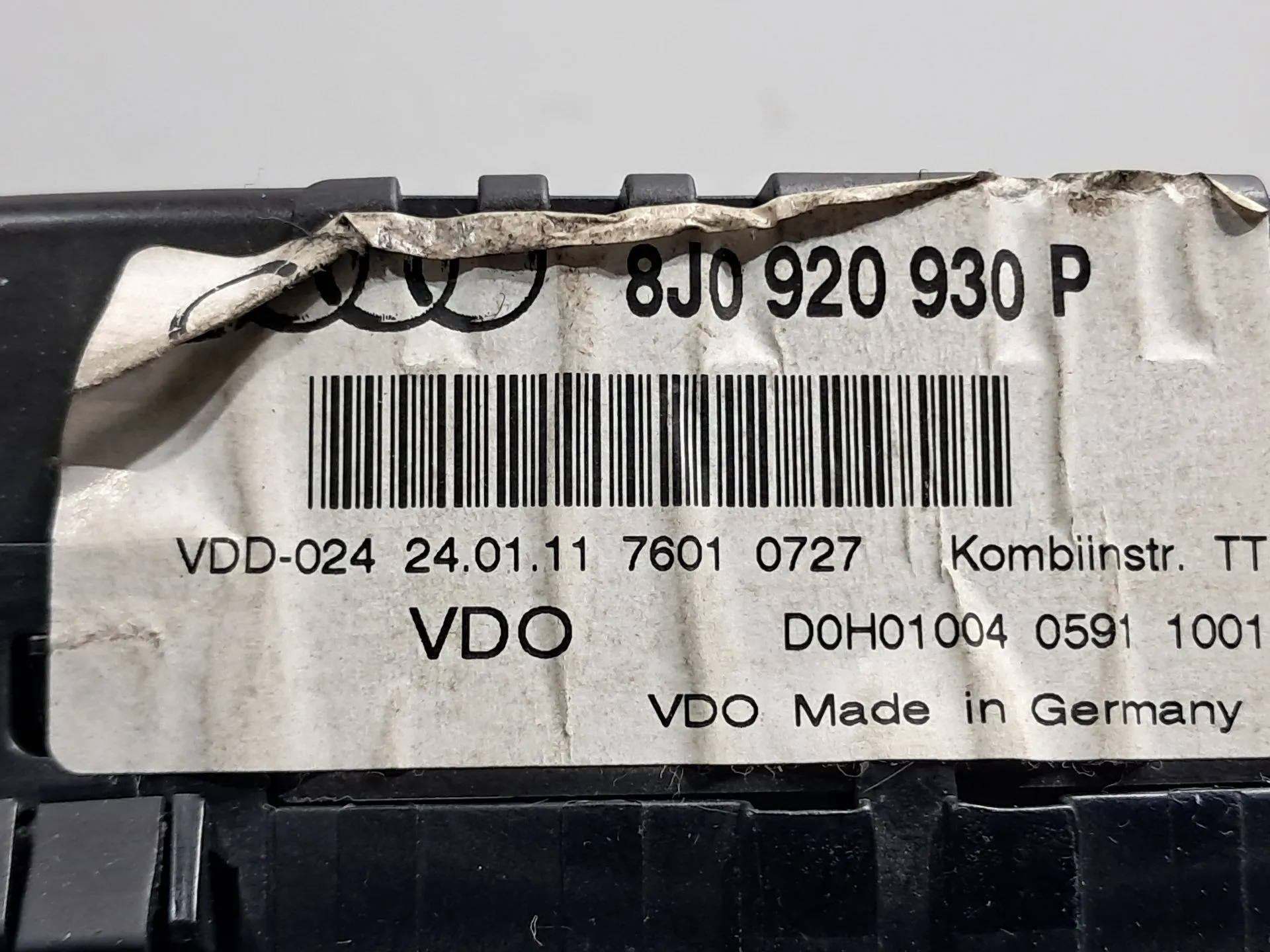 Quadrante / Cuadro de instrumentos AUDI TT (8J3) Imagem-8