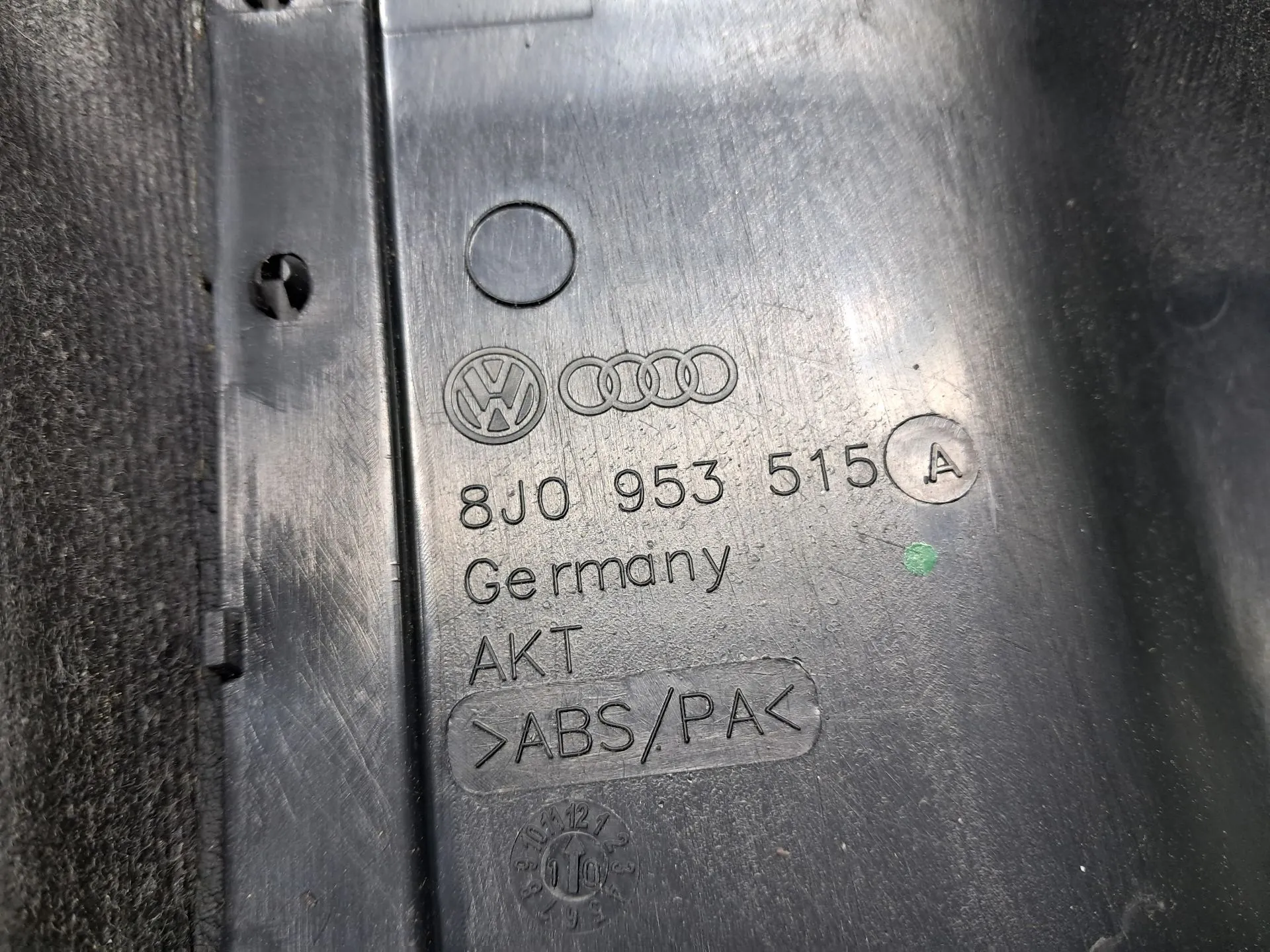 Blindaje de la columna de dirección / plásticos del volante AUDI TT (8J3) Imagem-5