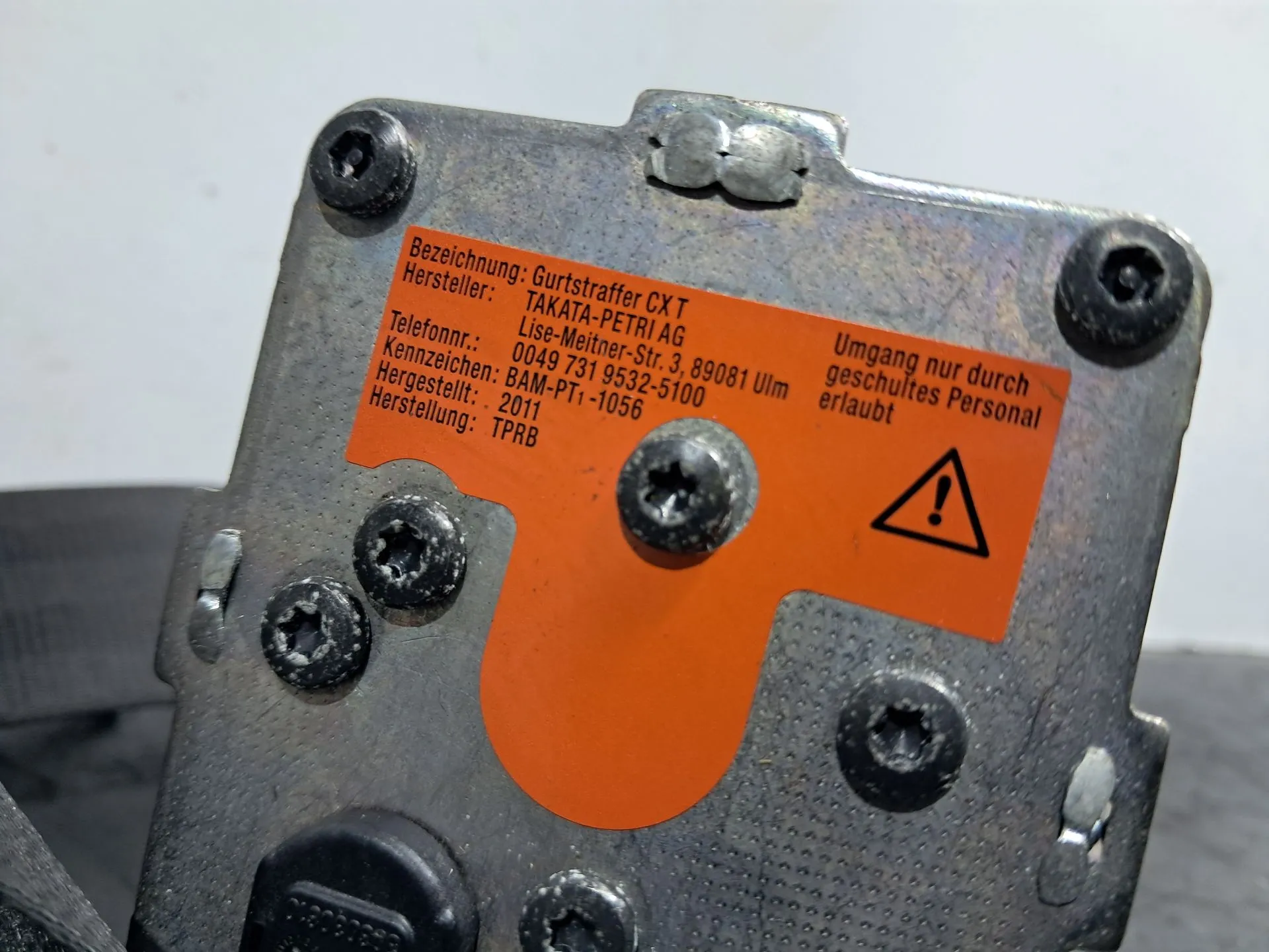 Pretensor cinturón Delantero Izquierdo AUDI TT (8J3) Imagem-1