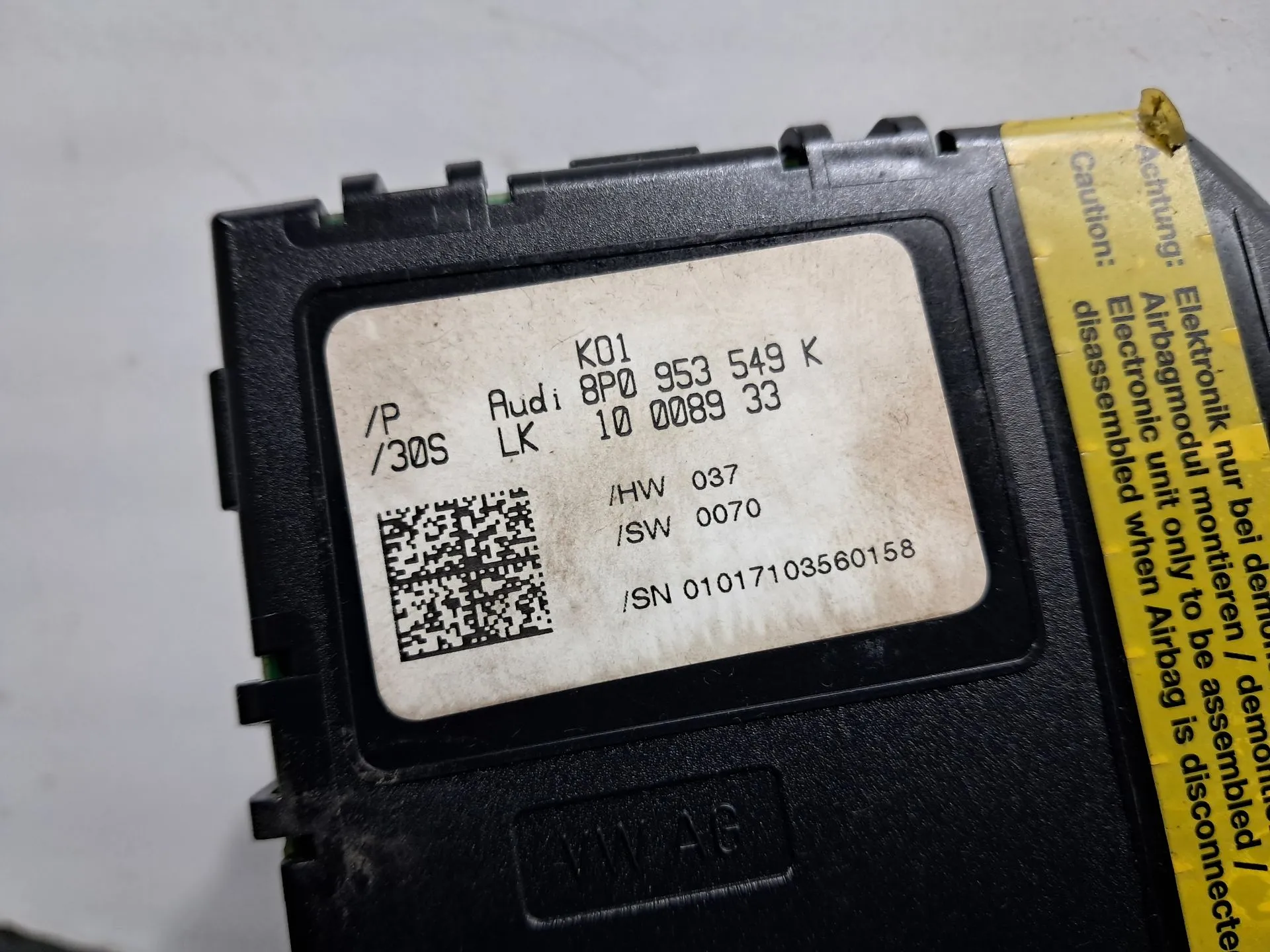 Módulo de la columna de dirección AUDI TT (8J3) Imagem-1