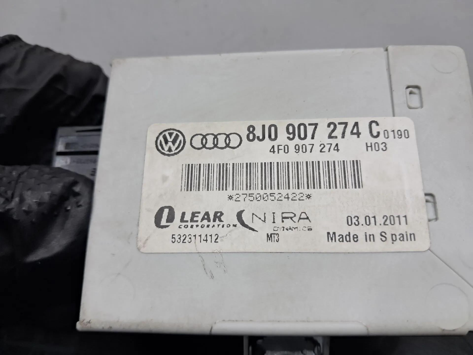 Tire Pressure Control Unit Module AUDI TT (8J3) Imagem-1
