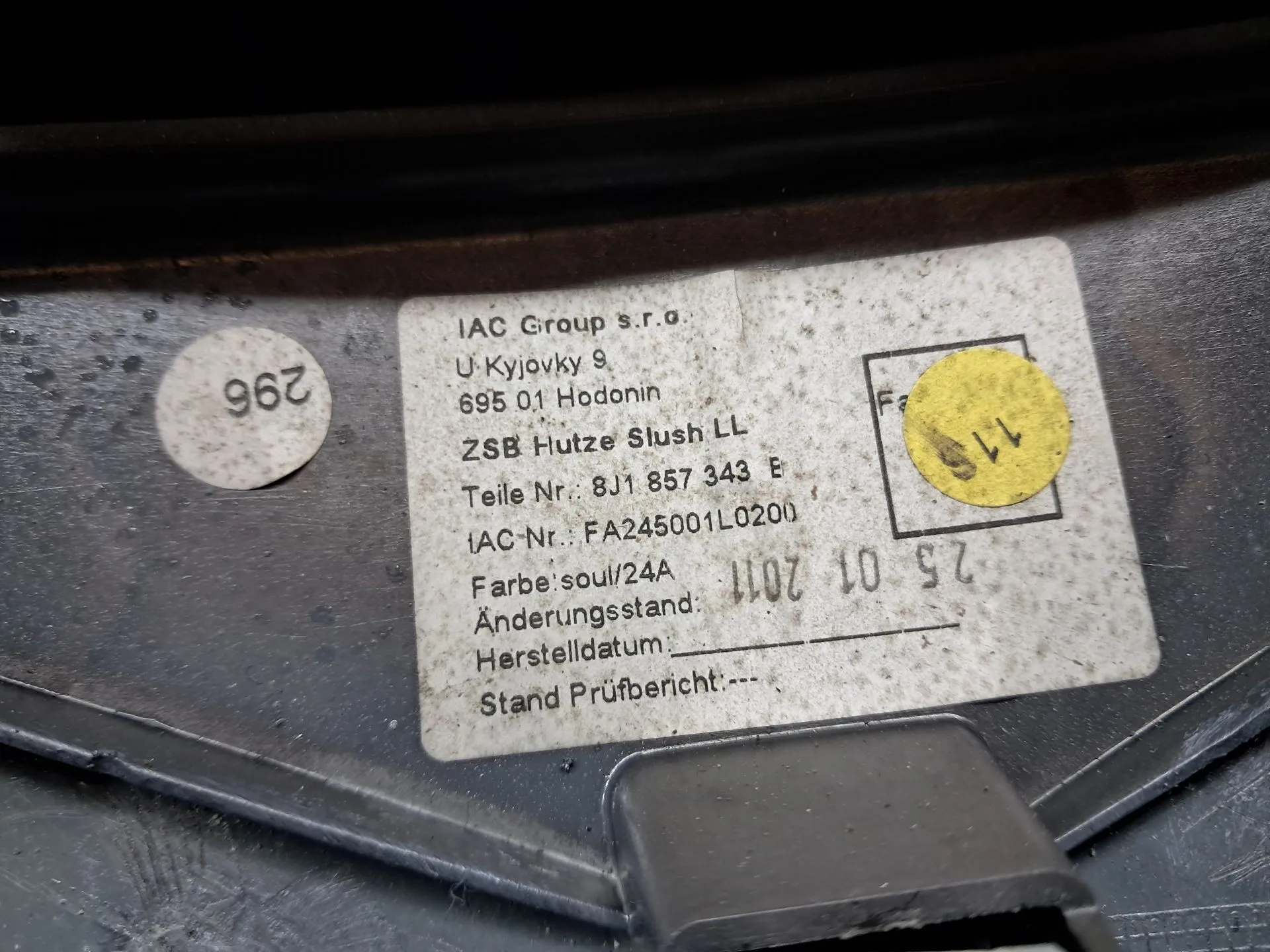 Anneau Compteurs De Vitesse AUDI TT (8J3) Imagem-5