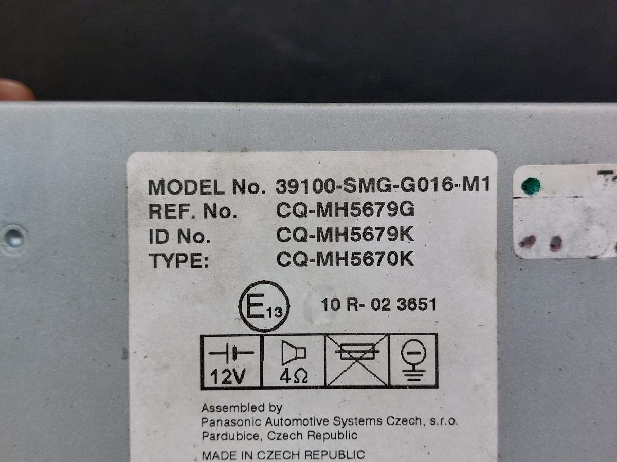 Rádio / auto-rádio HONDA Civic VIII Hatchback (FN_, FK_) Imagem-16