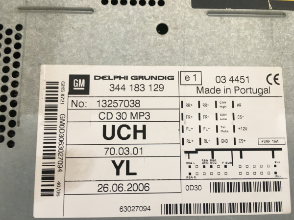 Rádio / auto-rádio OPEL Corsa D Imagem-2