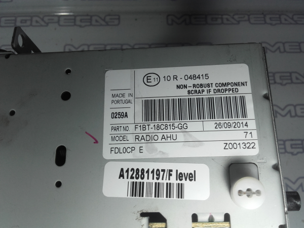 Rádio / auto-rádio FORD Focus III Imagem-3