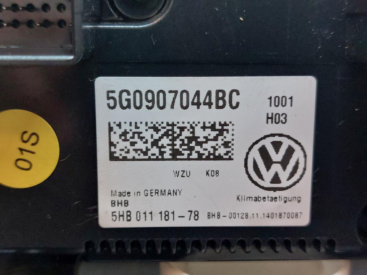 Commande chauffage VOLKSWAGEN Golf VII (5G1, BQ1, BE1, BE2) Imagem-5