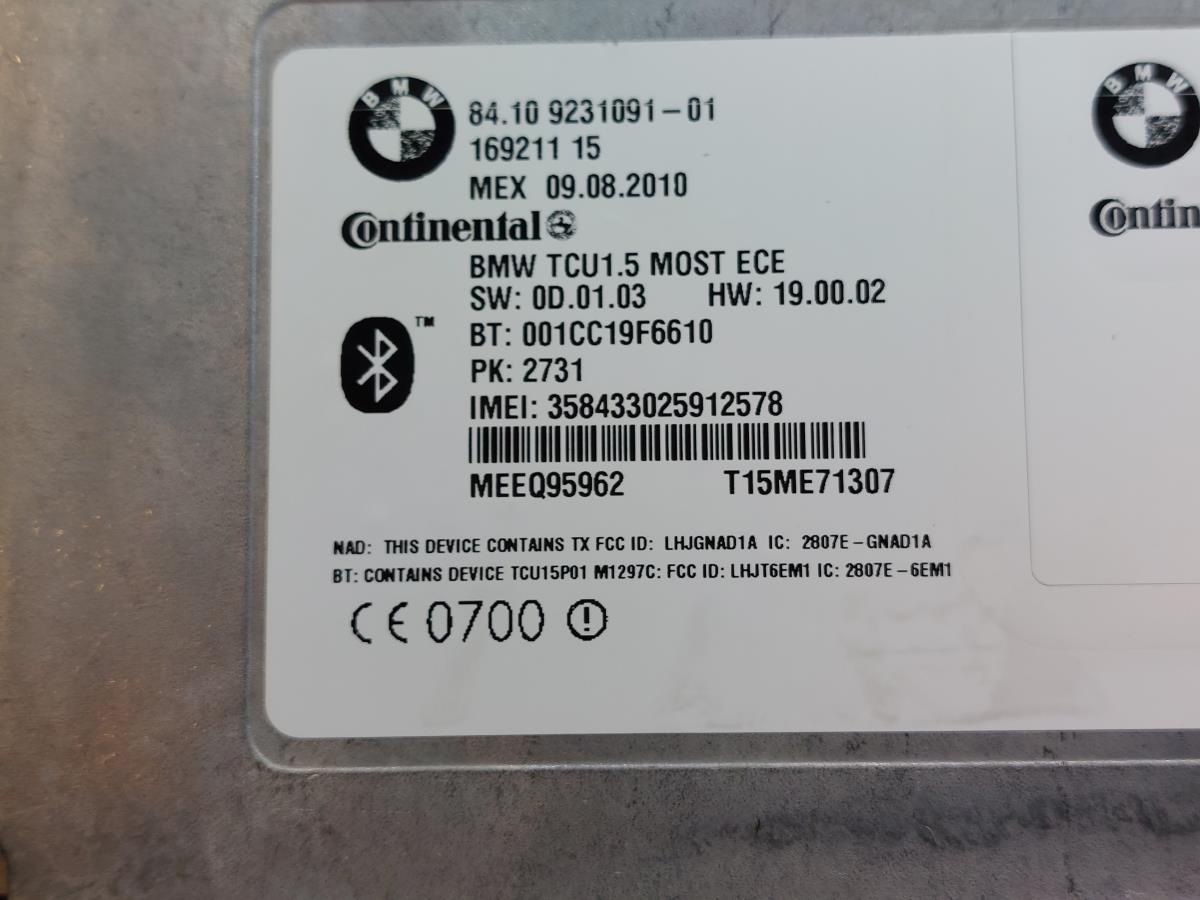 Módulo bluetooth BMW 5 (F10) Imagem-1