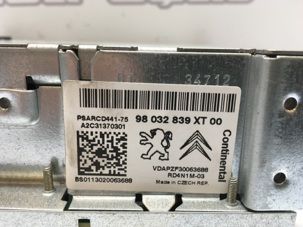 Rádio / auto-rádio CITROËN C3 II (SC_) Imagem-2