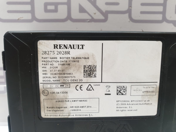 Módulo bluetooth RENAULT Scénic III (JZ0/1_) Imagem-1