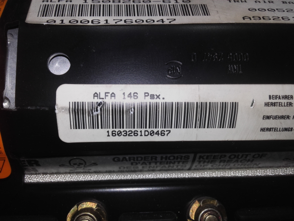 Airbag passageiro ALFA ROMEO 145 (930_) Imagem-2