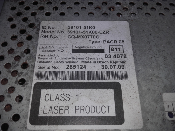 Rádio / auto-rádio OPEL Agila B (H08) Imagem-1