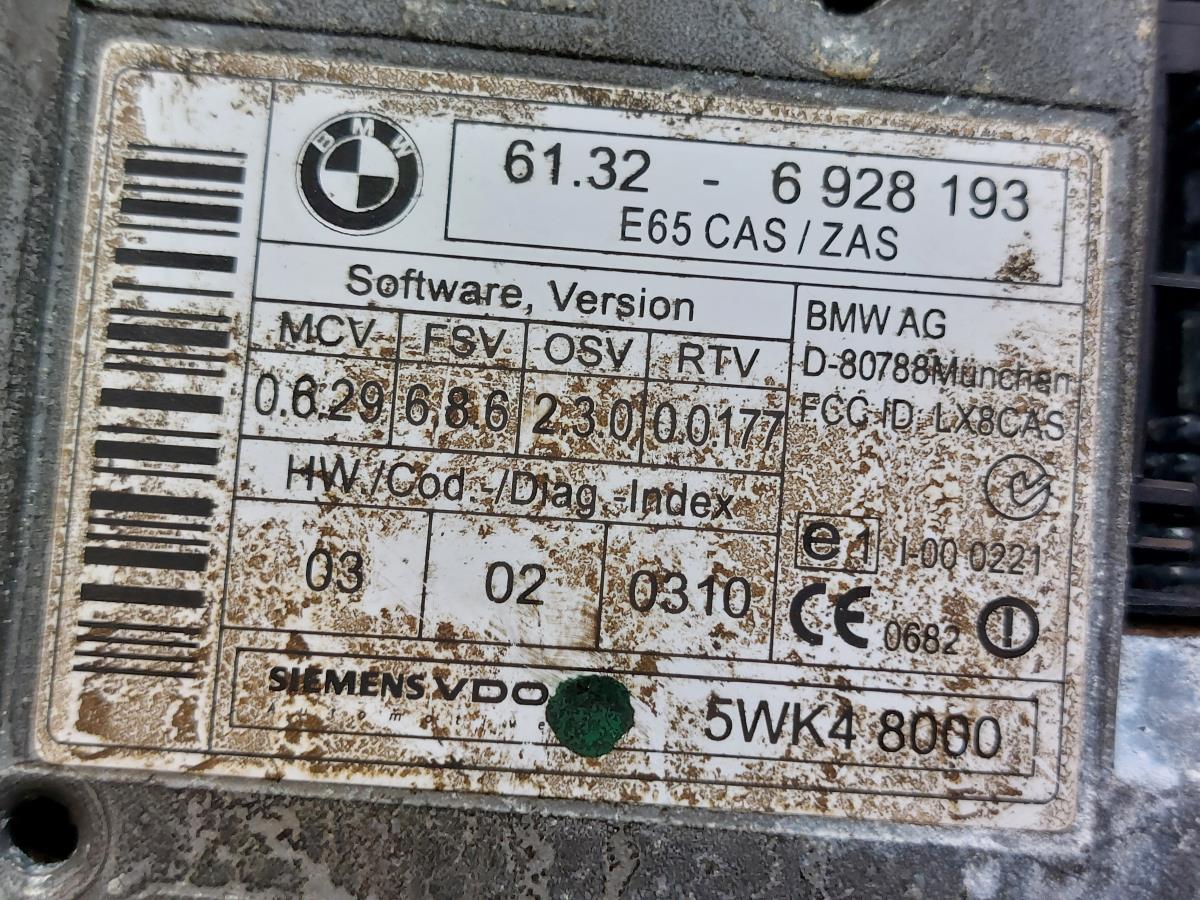 Modulo / Centralina comfort BMW 7 (E65, E66, E67) Imagem-2