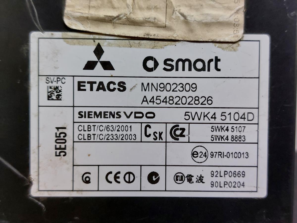 Boîte de fusibles / SAM / BSI SMART ForFour (454) Imagem-1