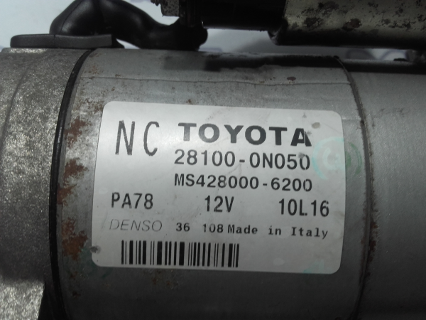 Starter Motor TOYOTA Auris Hatchback (_E15_) Imagem-1